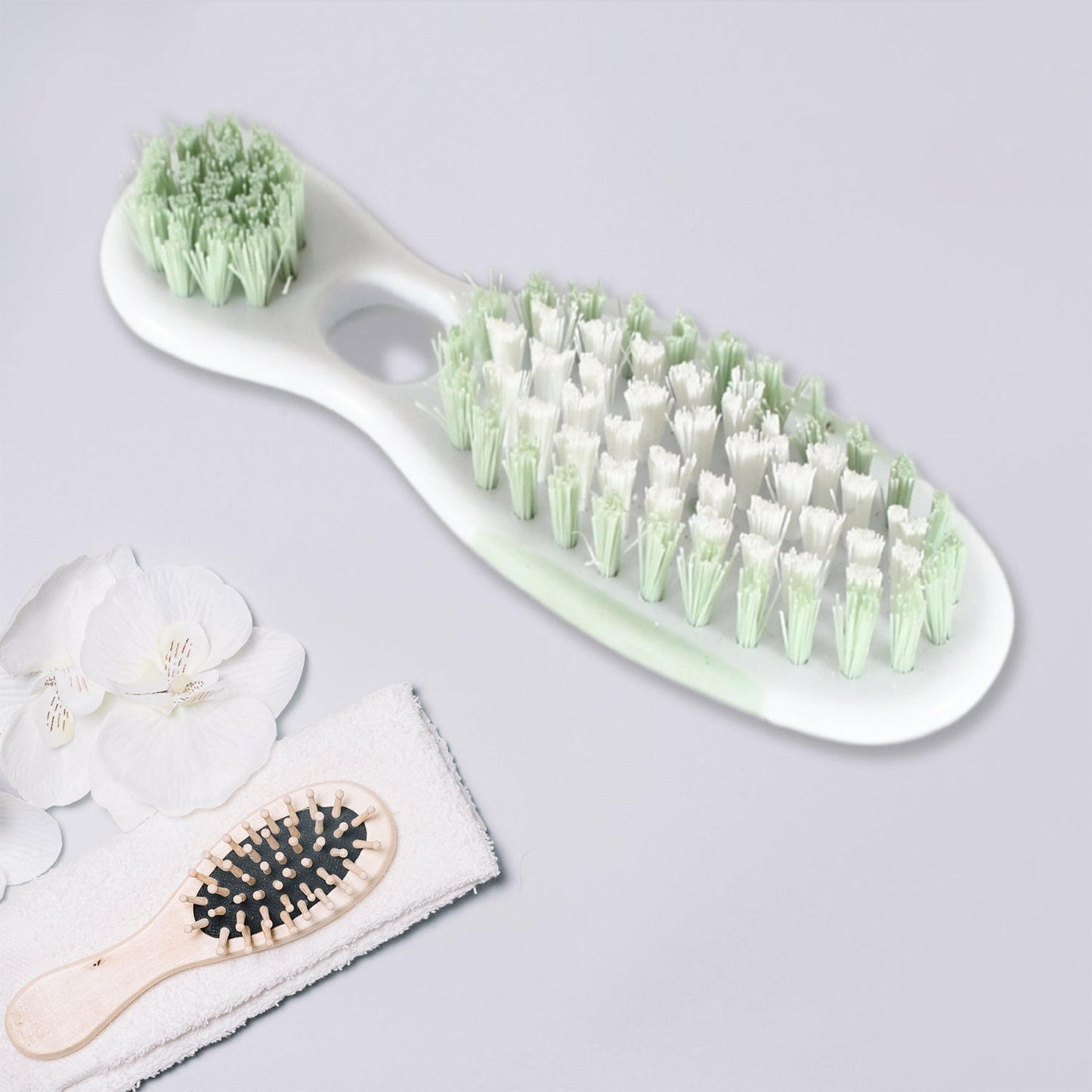 2 in 1 hard bristle brush, multi-use brush, High Quality Brush (1 Pc) Your Brand