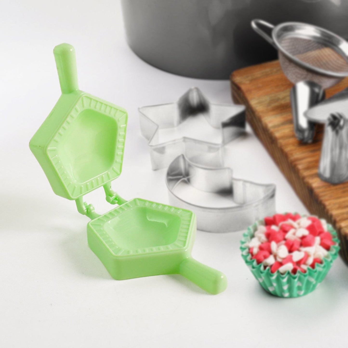 1 Pc Assorted Shape Plastic Snack Mould (Mix Design / 1 Pc) Your Brand