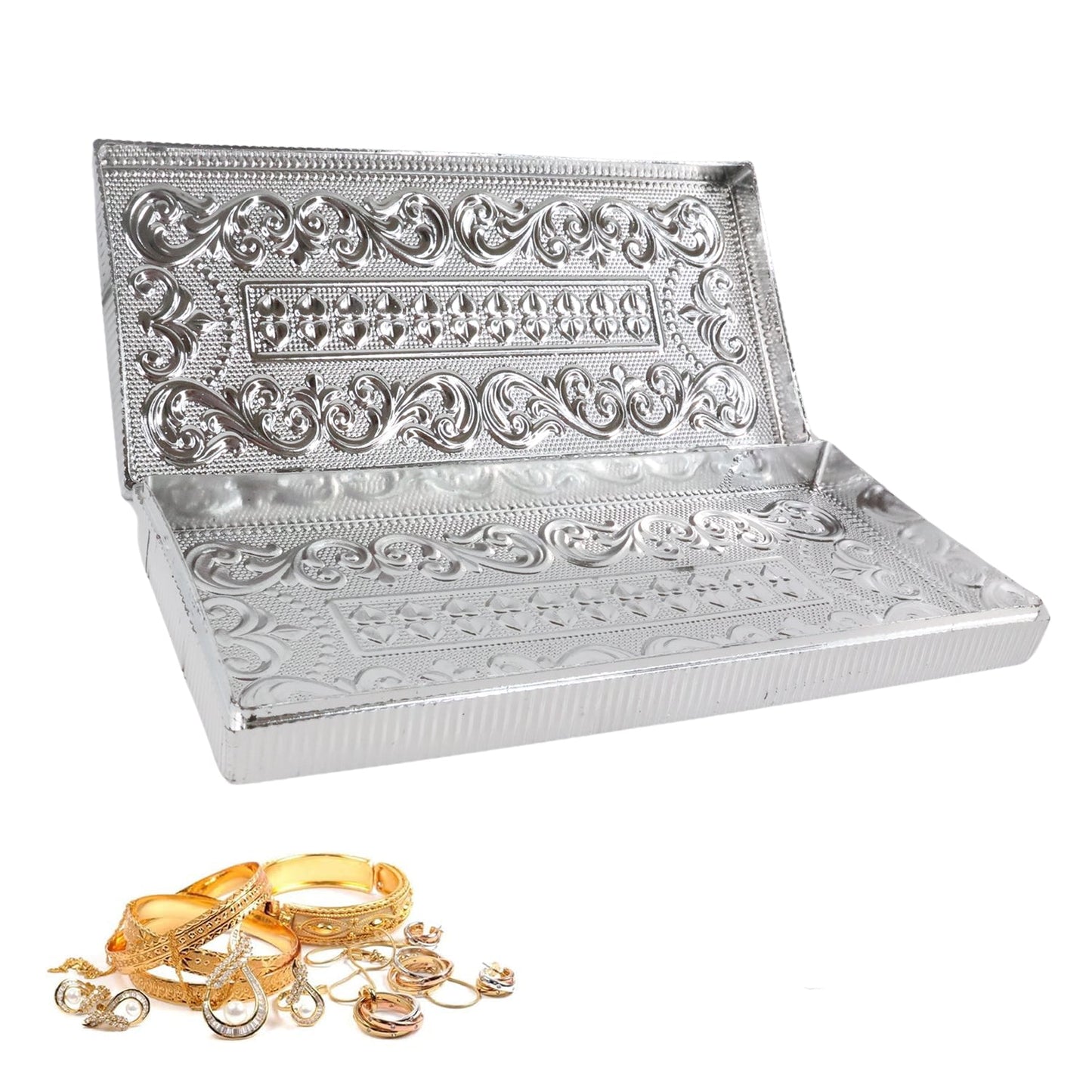 Multipurpose Rectangular Shaped Decorative Designer Gifting Cash Box (1 Pc / 20×9 Cm) Your Brand