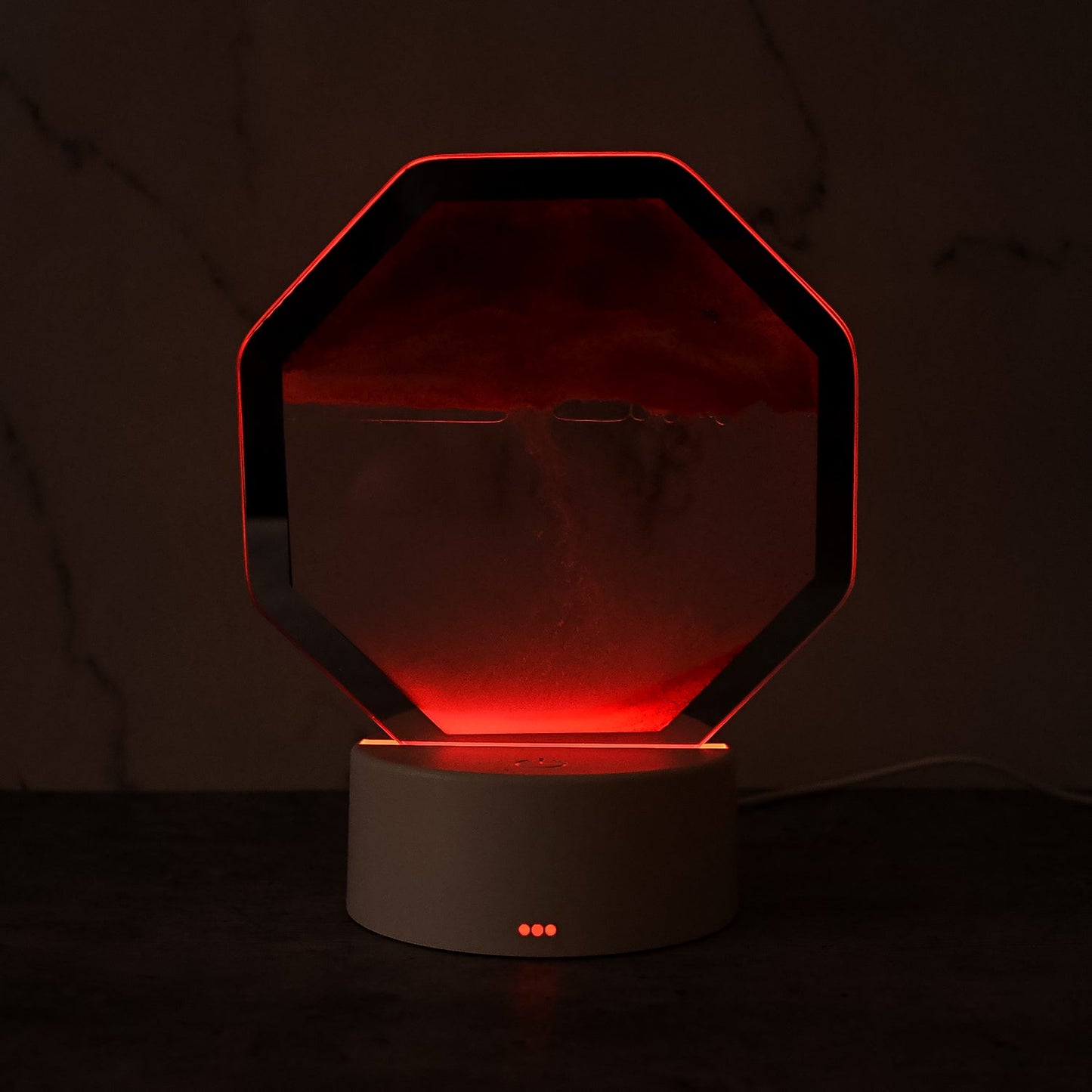 LED Moving Sand Art Table Lamp (1 Set) Your Brand