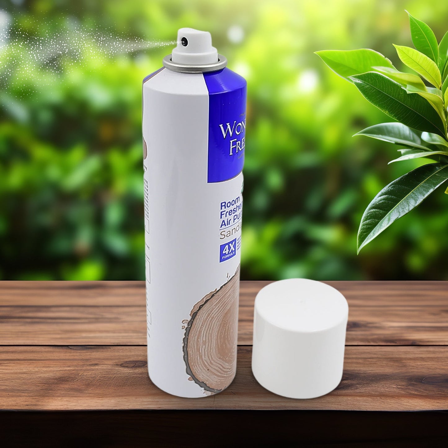 Fresh Air Freshener Spray, Sandalwood Fragrance | Long Lasting Fragrance for Home & Office (Mix Fragrance / 125 Gm) Your Brand
