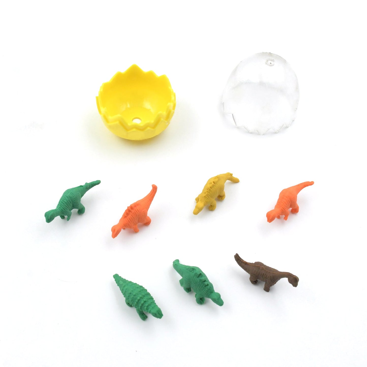 7 Piece Dinosaur Shaped Erasers for Kids - Animal Erasers, 3D Puzzle Your Brand