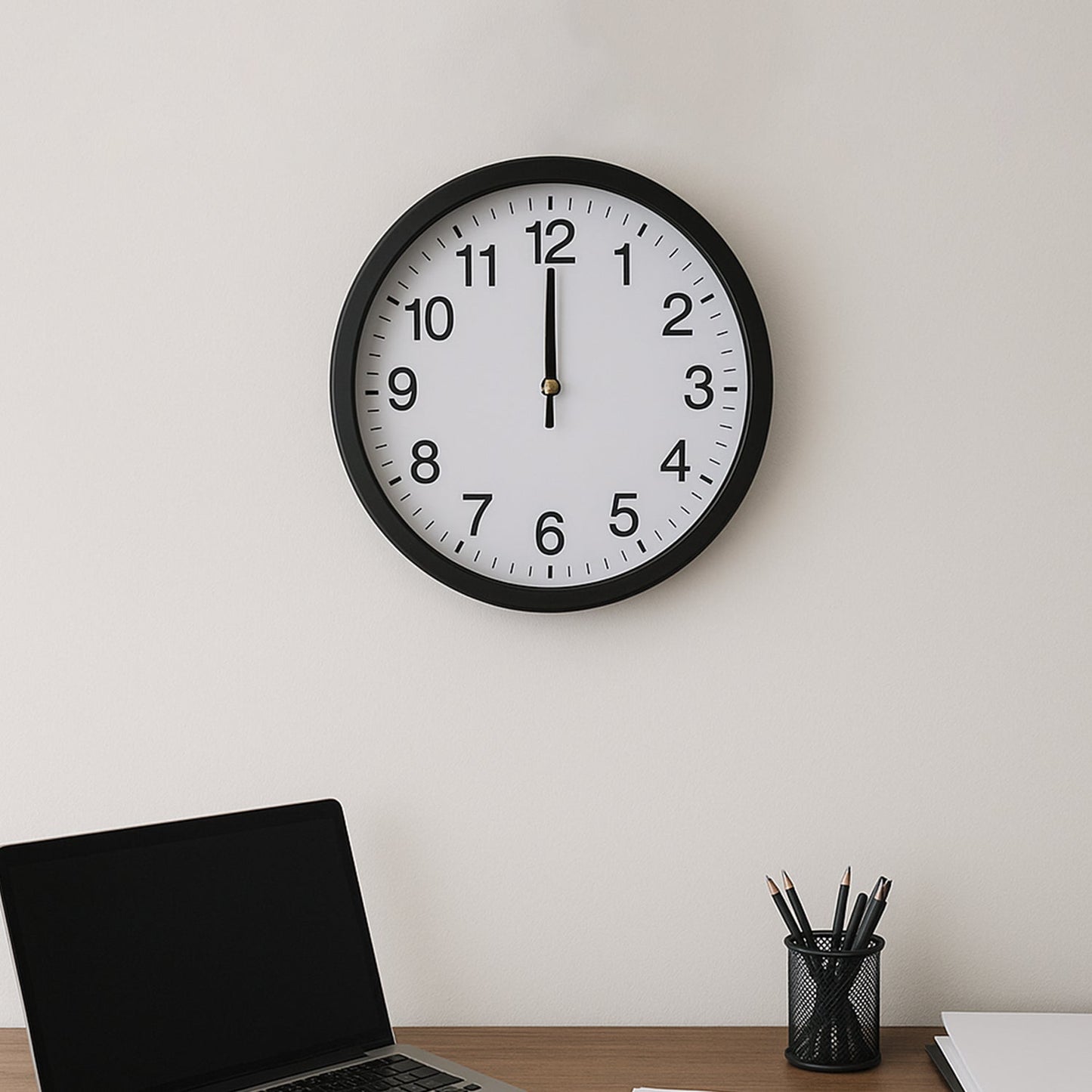 Classic Wall Clock for Home and Office – Mix Design Round 1 Pc Assorted Pattern Your Brand