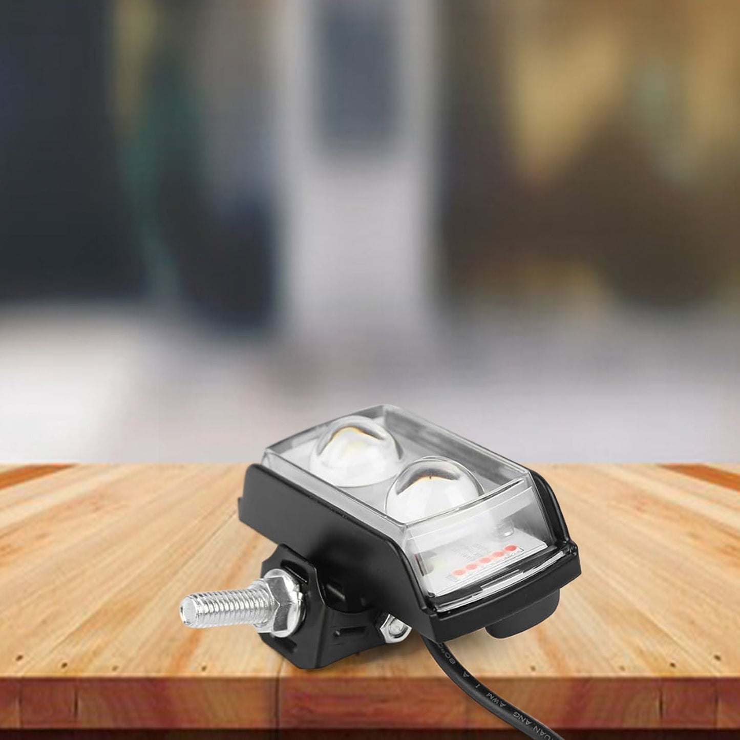 6 Mode LED Spotlight Universal Ultra Mini Double Lens Fog Light (1 Pc) Your Brand