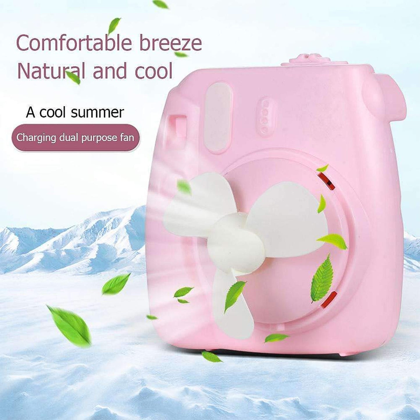 USB Mini Camera-Shaped Fan (1 Pc) Your Brand