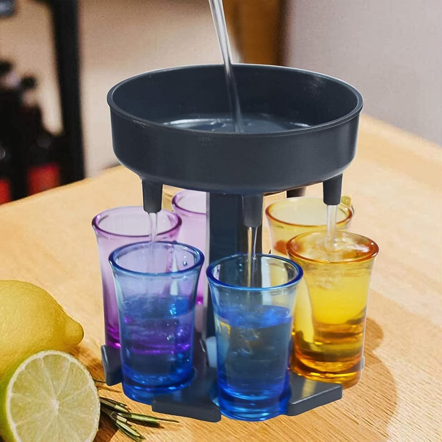 6-Port Drink Dispenser Stand (1 Pc) Your Brand