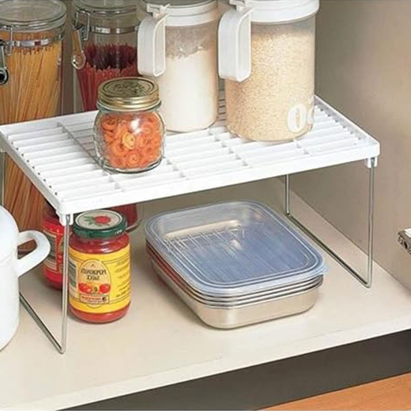 L Shelf Foldable Holder Sundries Rack Counter Bookcase (1 Pc / 40 Cm) Your Brand