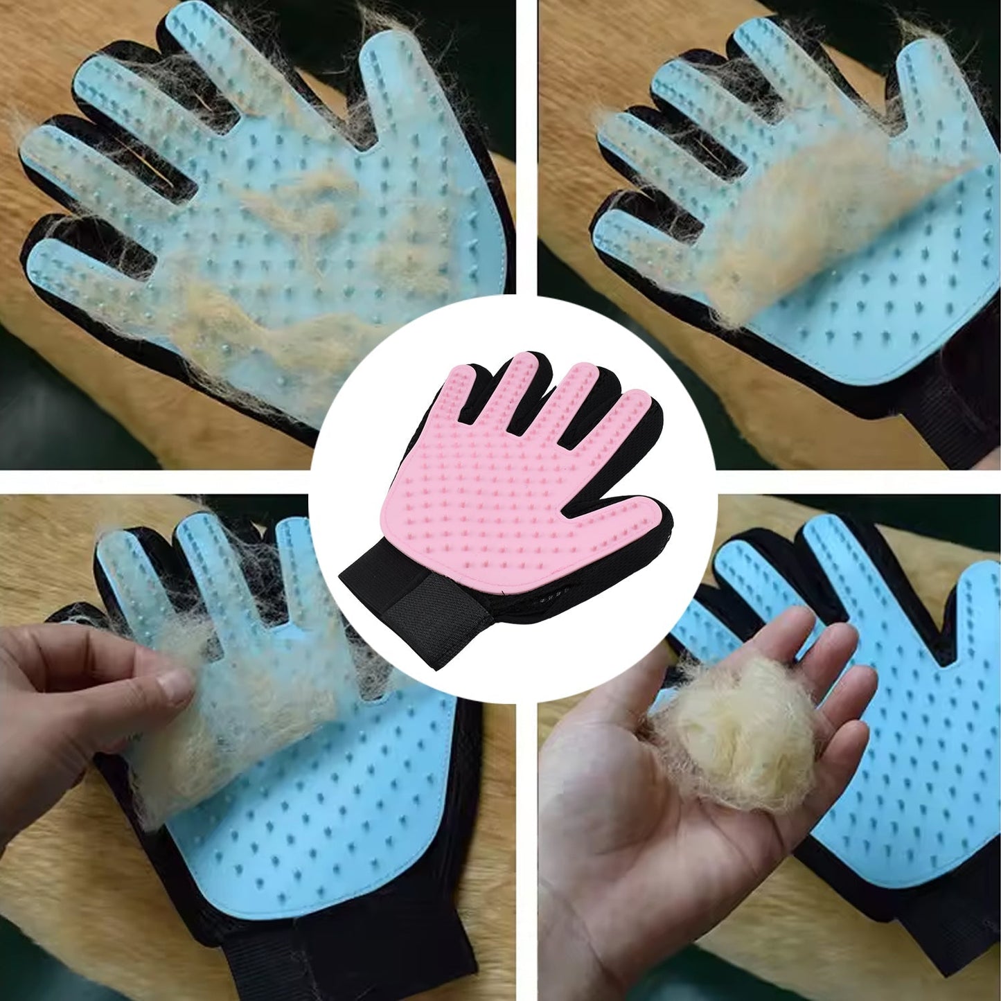 Pink Gloves, Gloves Bathing Tool (1 Pc) Your Brand