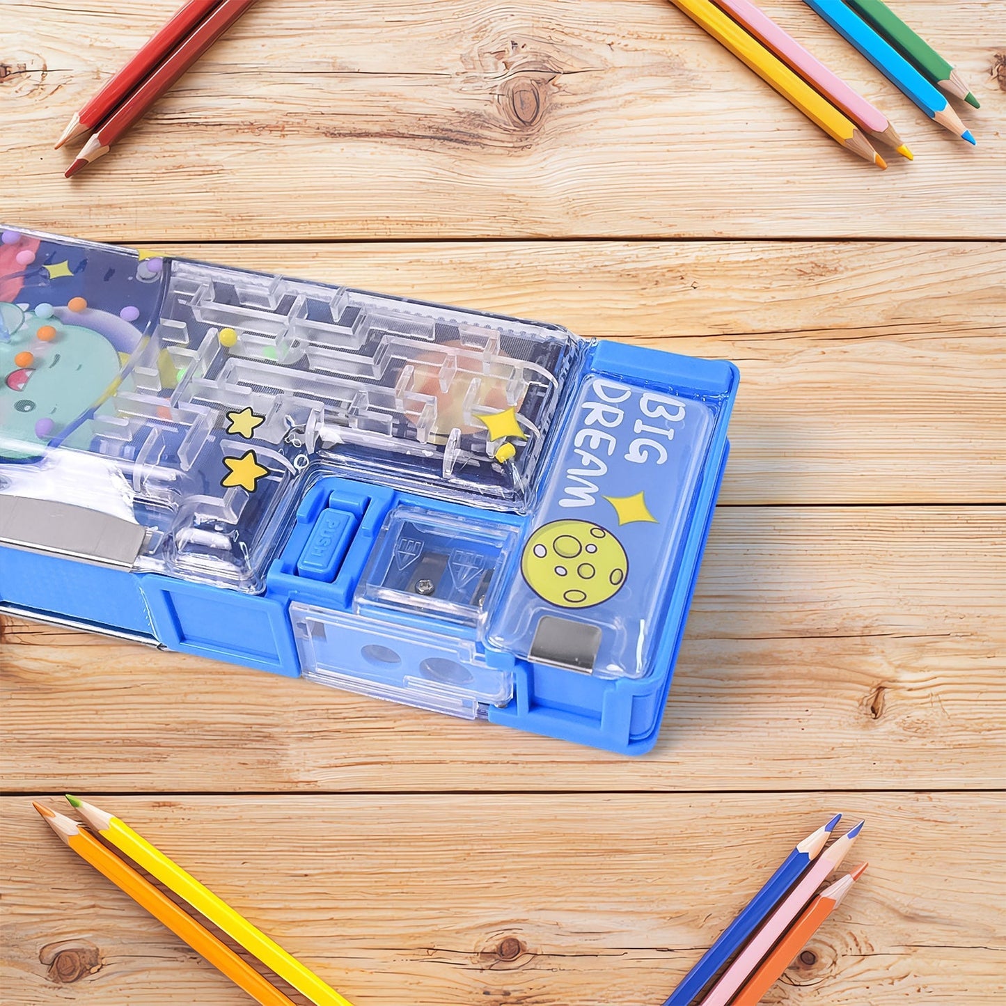 Magnetic Pencil Case With Sharpener (1 Pc) Your Brand