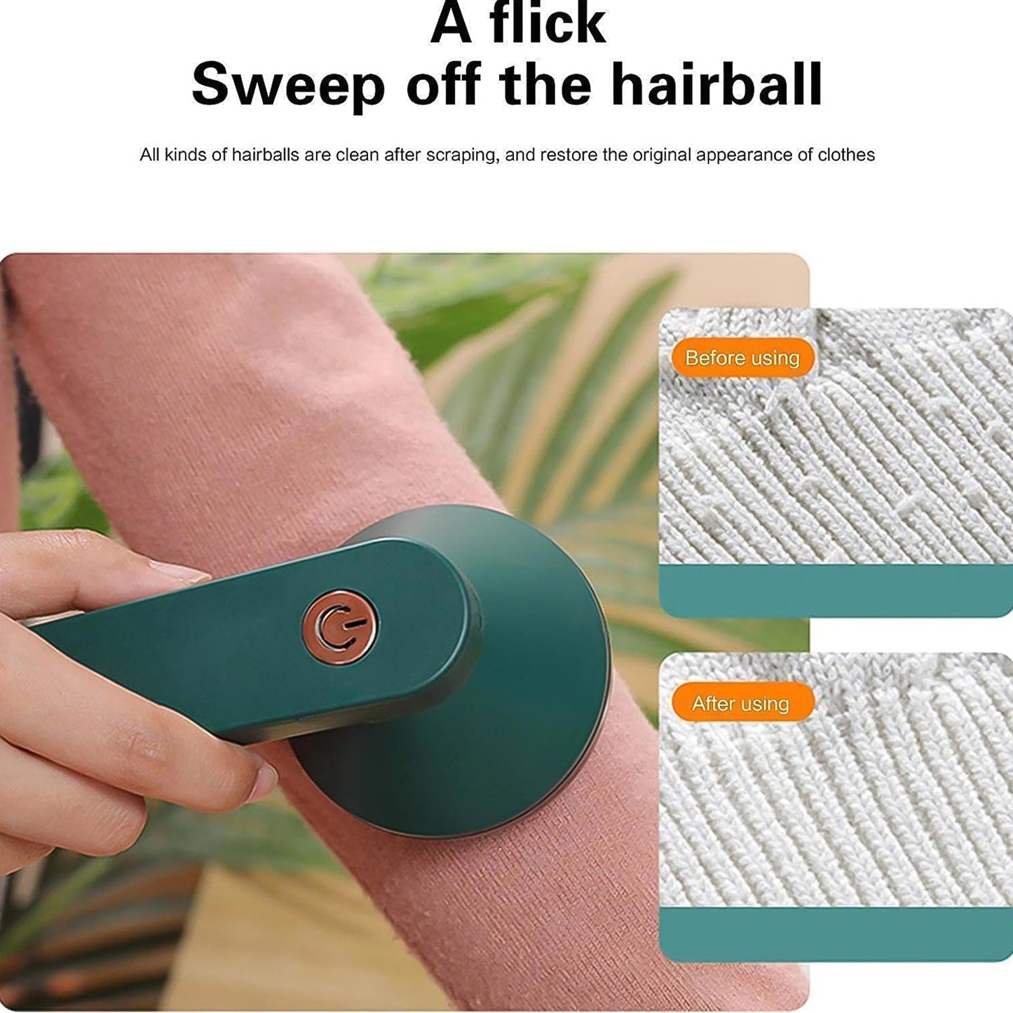 Portable Lint Remover with USB Cable (1 Pc) Your Brand