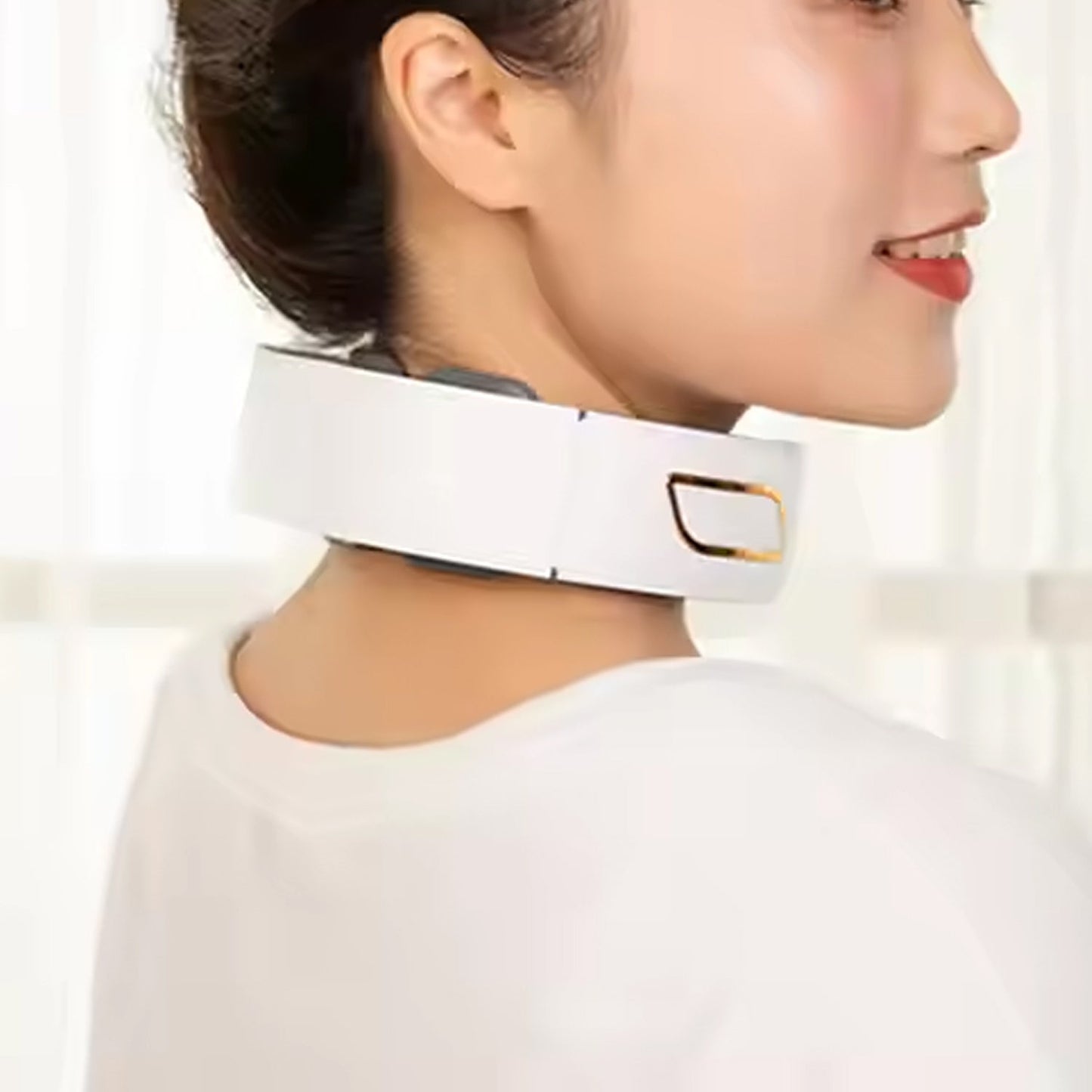 6 Heads Smart Electric Neck and Back Pulse Massager Wireless (1 Pc) Your Brand