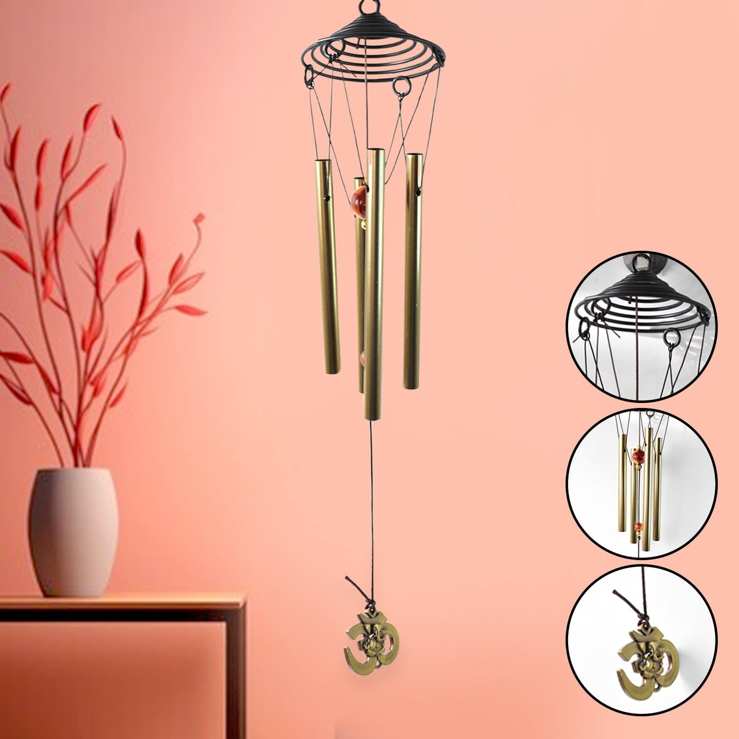 Wind Chimes Outdoor Hanging Dragonfly Wind Chime (1 Pc) Your Brand