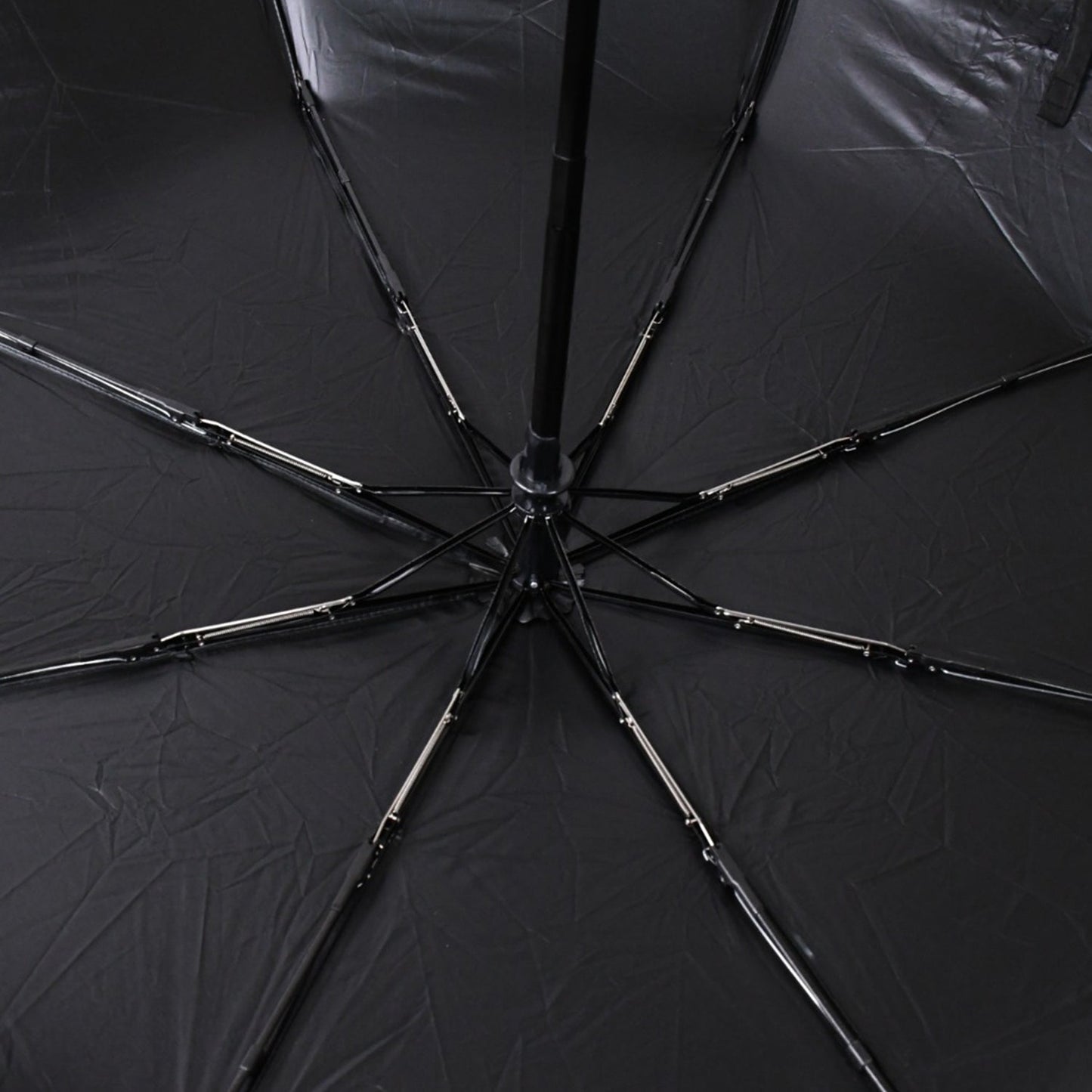 2 Fold Manual Umbrella – Wind, Sun & Rainproof with Steel Shaft & Wrist Strap Your Brand