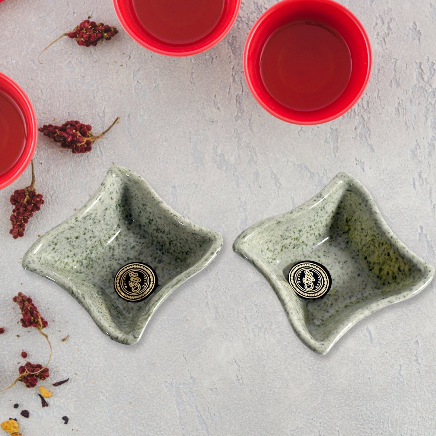Ceramic Tea / cups / Mug Set Including Snacks / Serving Bowl Milk Cup, Coffee Cup, Tea Cup, Breakfast Cup, Drinking Mug or Outdoor for Household, Gift for Birthday, Wedding Party (4 Pcs set) Your Brand