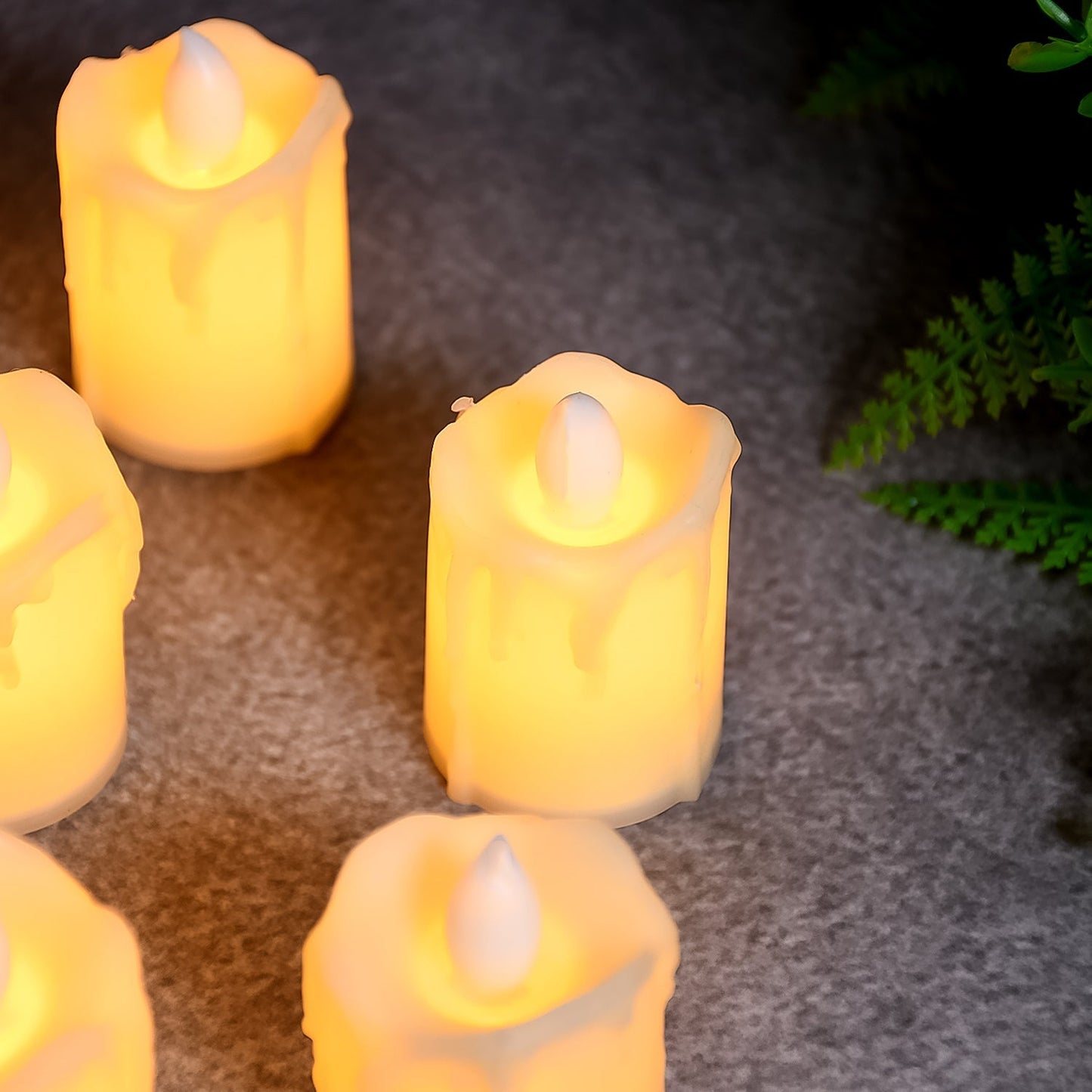 Festive Lighting for Any Occasion: , Diwali 12 pcs LED Candles Your Brand