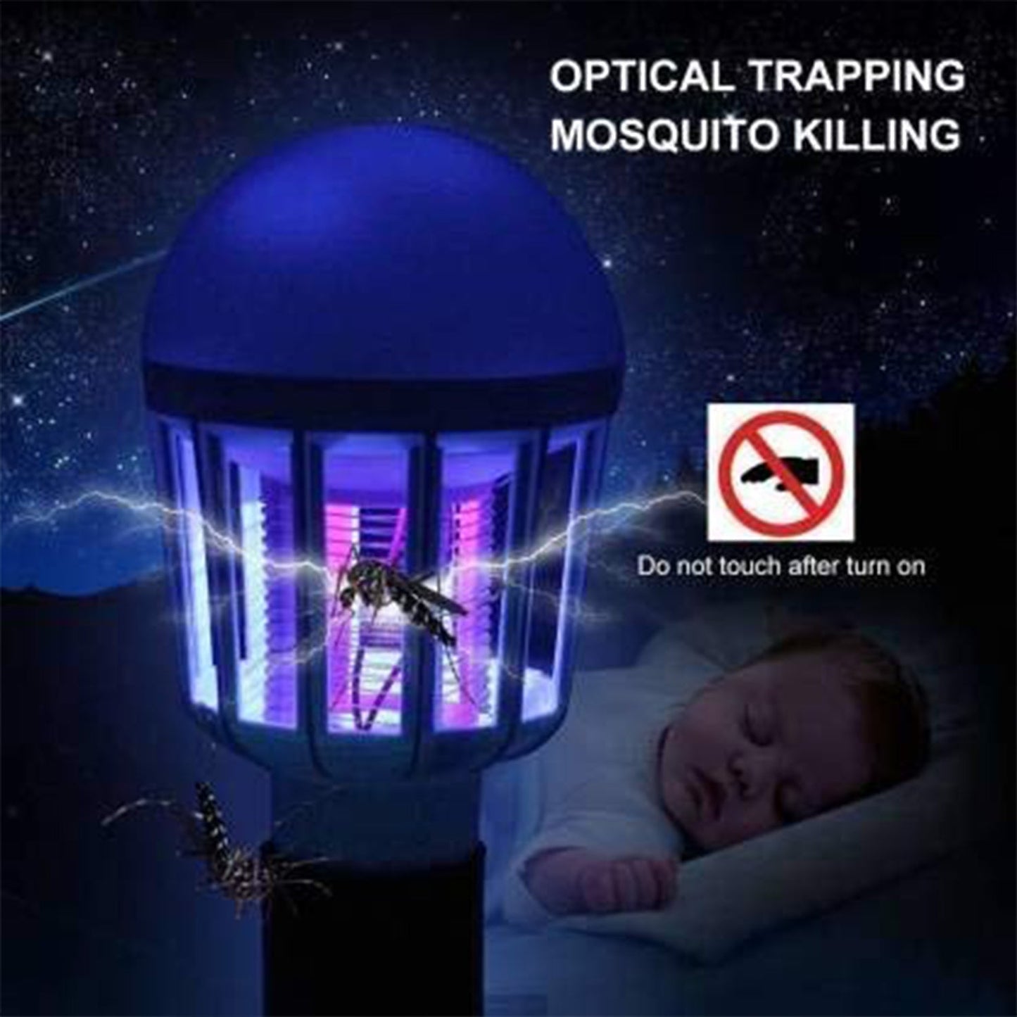 5W Mosquito Killer Lamp E27 LED Zapper for Summer Insects & Moths Your Brand