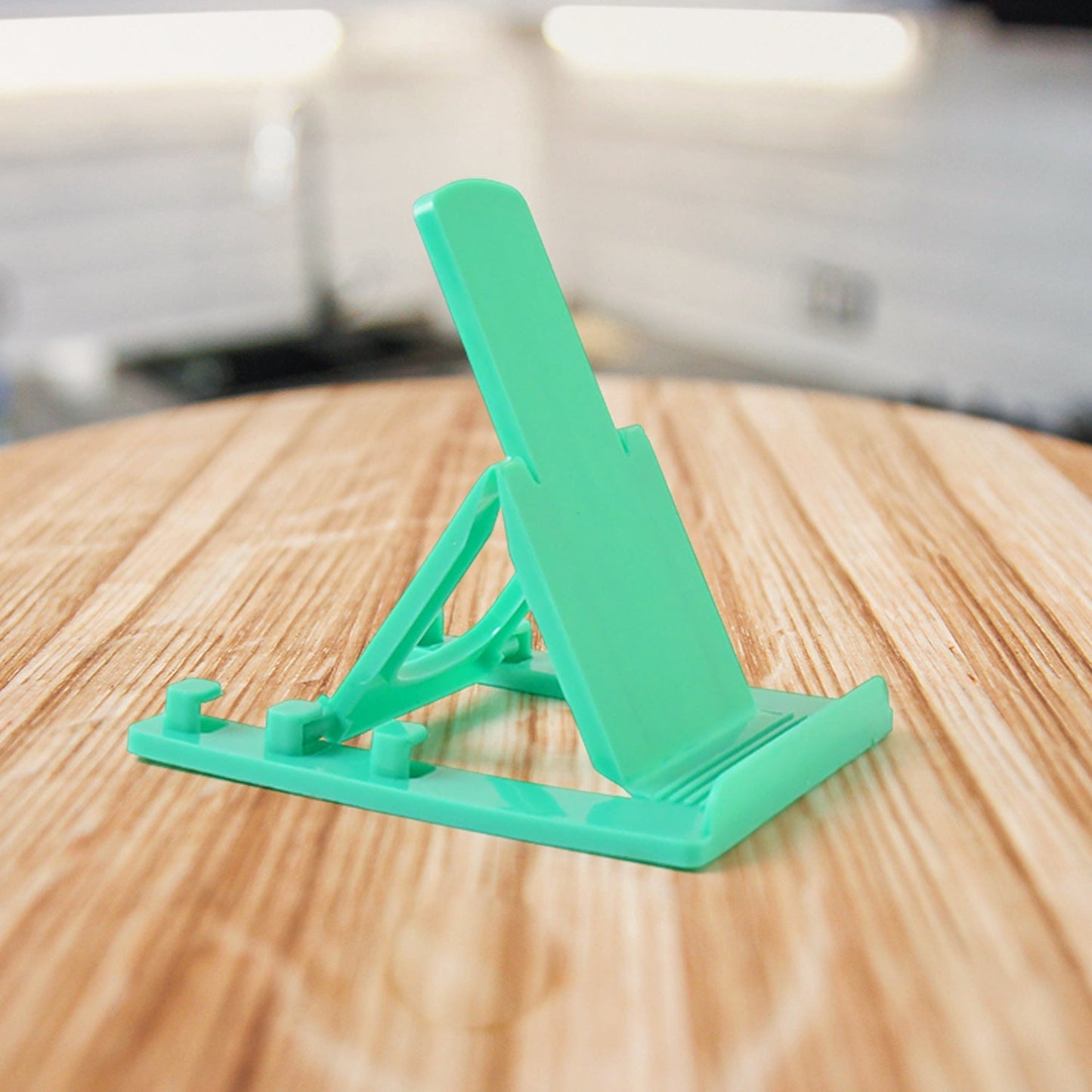 Adjustable Foldable Plastic Mobile Phone Stand Holder (2 Pc) Your Brand