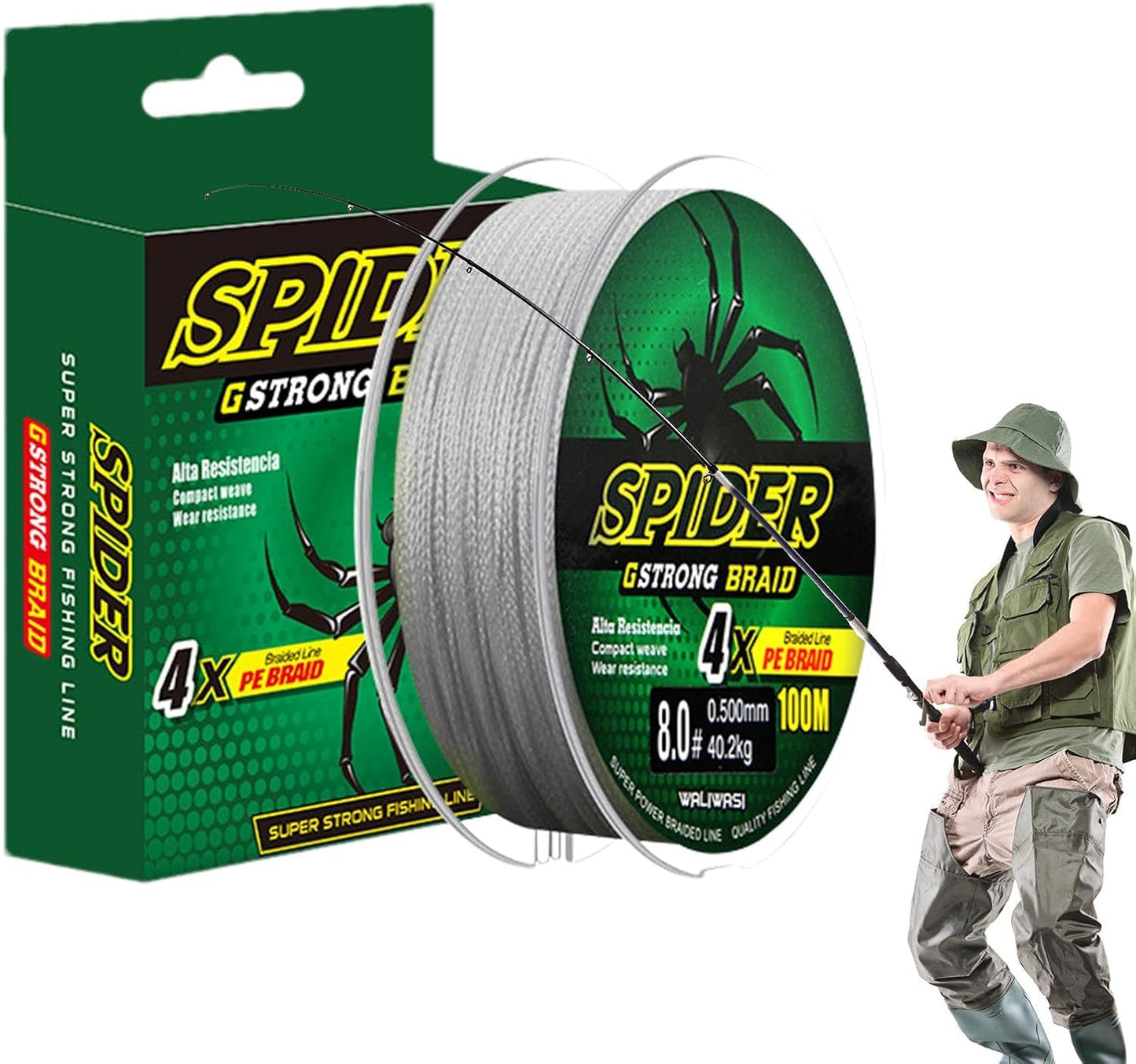 Braided Fishing Line, Abrasion Resistant Braided Wires, 100 Mtr Braided Wire Your Brand