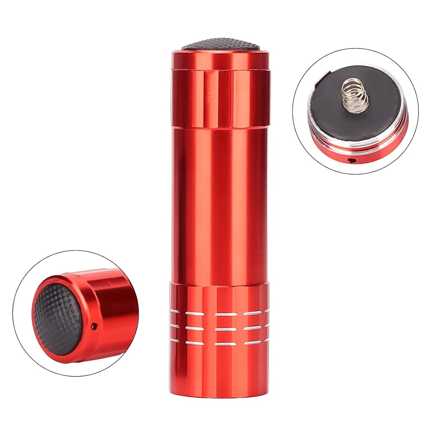 Portable Mini Torch, Super-Bright Mini 3 LED Bulb Pocket Torches - Torch Flashlight for Camping, Hiking, DIY, Travelling, Outdoors and More 3 Battery operated (Battery not included / 1 pc / Mix Color ) Your Brand