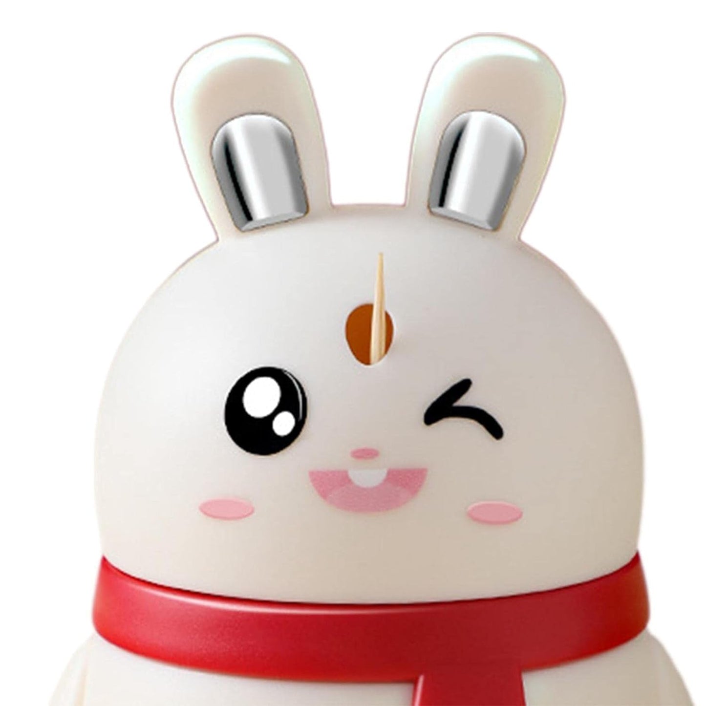 Rabbit Shape Toothpick Dispenser Pressing Small Size Accessory Durable Red | Home & Garden | Kitchen, Dining & Bar | Kitchen Storage & Organization | Racks & Holders Dining Room Table Decoration (1 Pc ) Your Brand