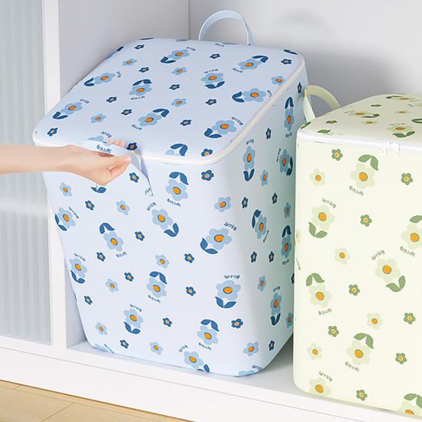 Foldable Clothes Storage Comforter Organizer Storage (180 L) Your Brand