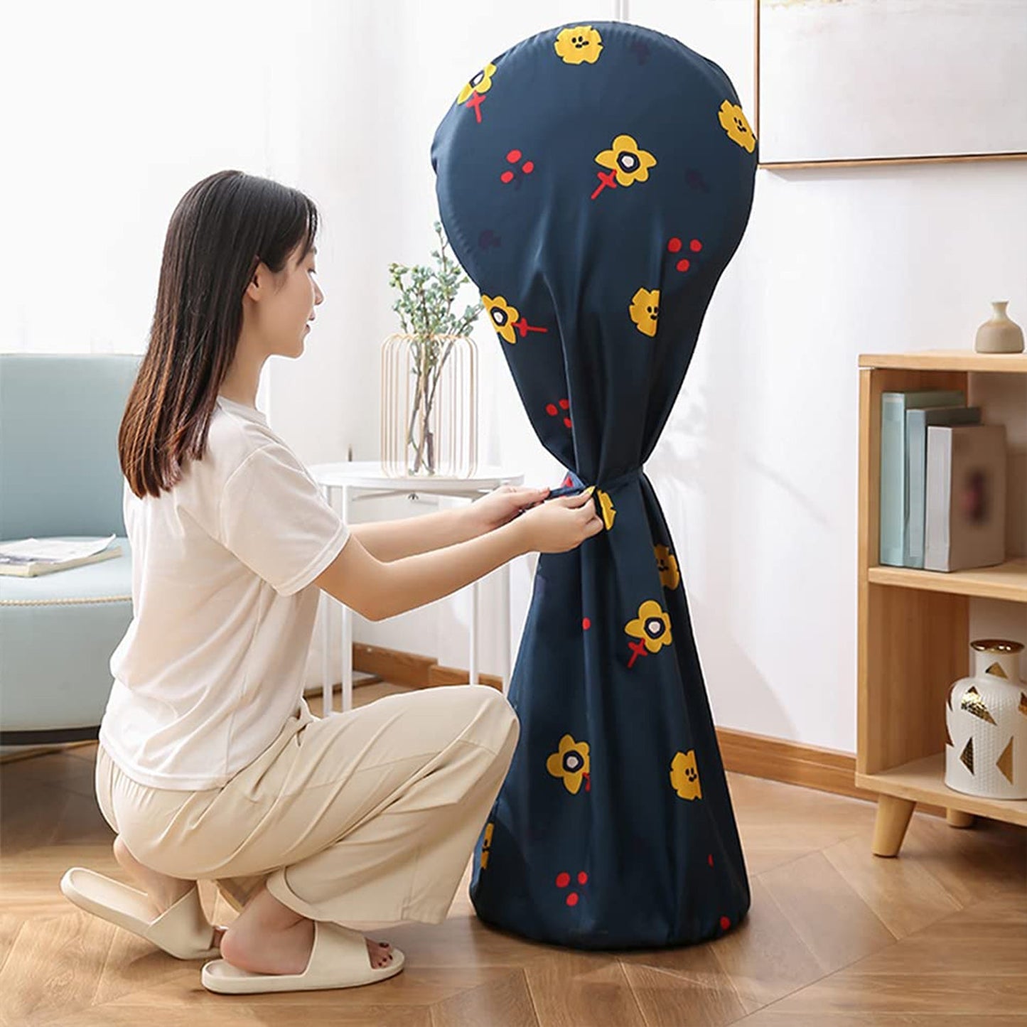 Decorative Dustproof And Waterproof Table Fan Cover, Useful When The Fan Is Not In Use. (Mix Size / Design / Mix Color) Your Brand