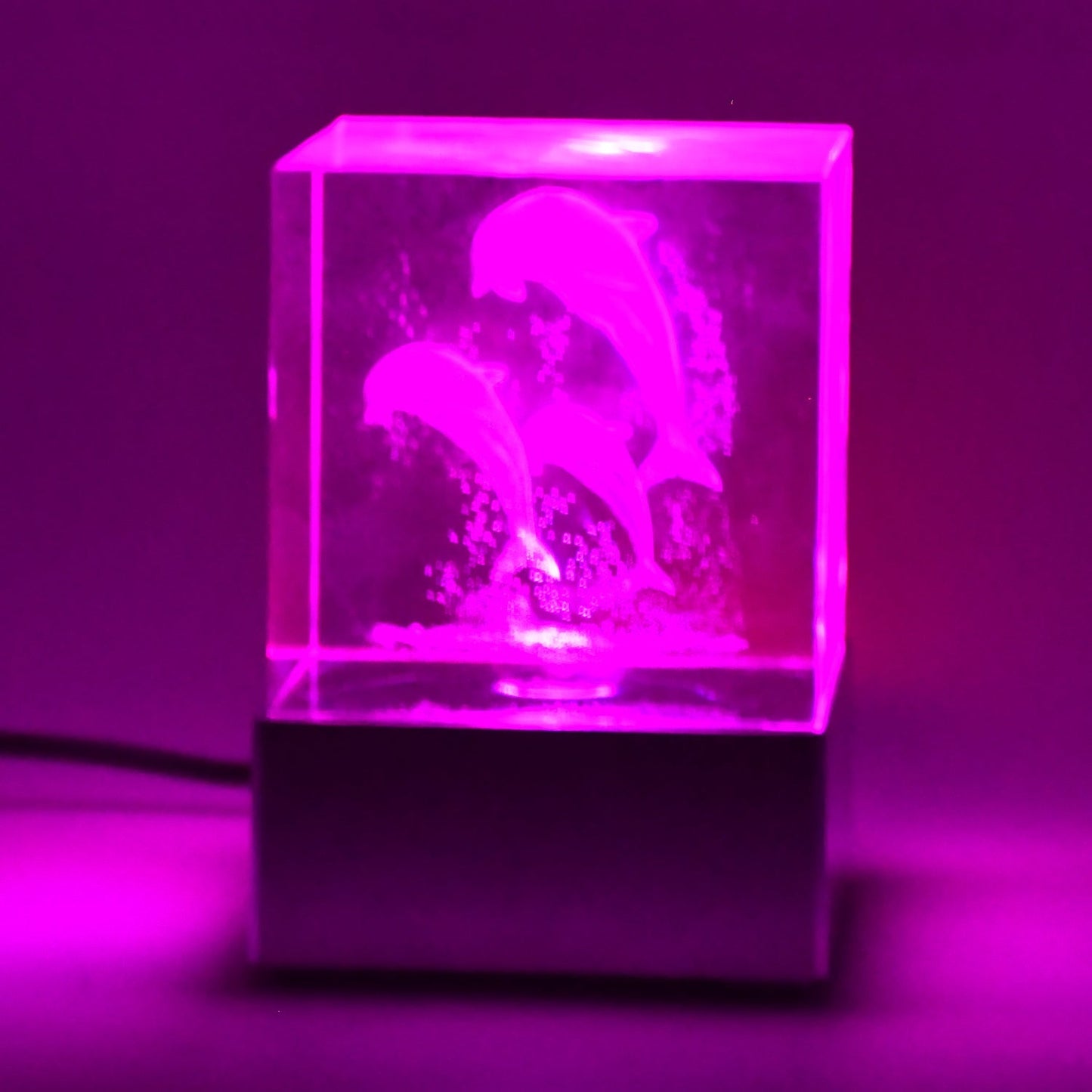 3D Mix Design LED Light Base With Speaker (1 Pc / B Grade) Your Brand