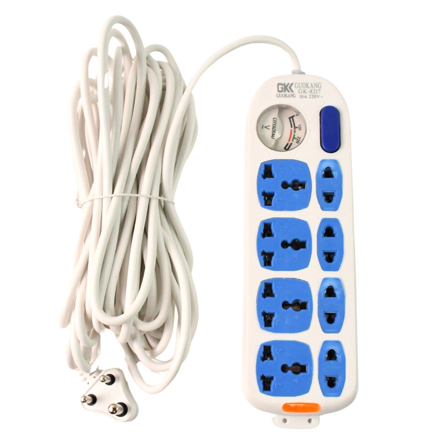 8 socket Heavy Duty Power Extension Board (10 mtr. / 1 Pc) Your Brand