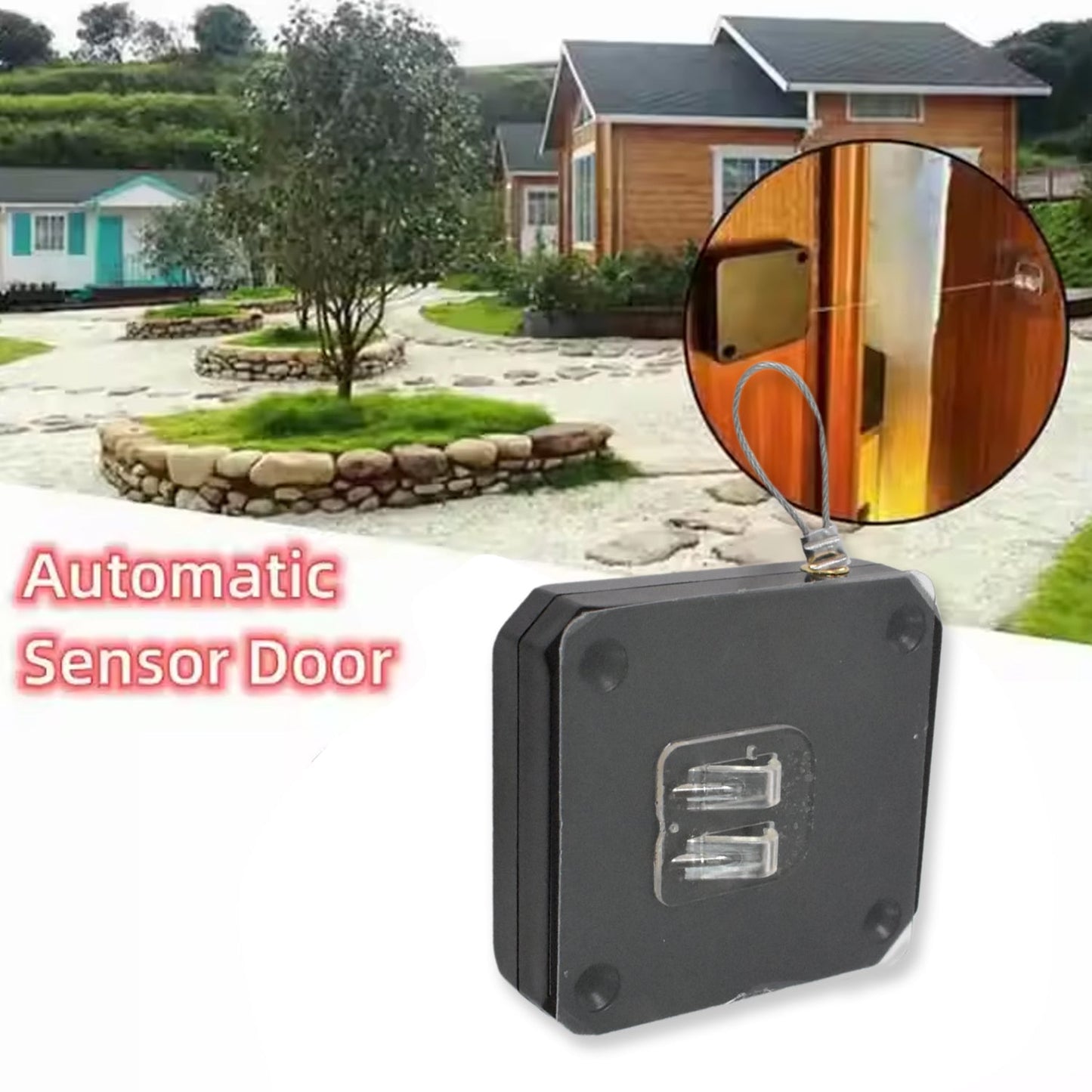 Automatic Door Closer Punch-Free Automatic Sensor Door Closer With 4 Screw Your Brand
