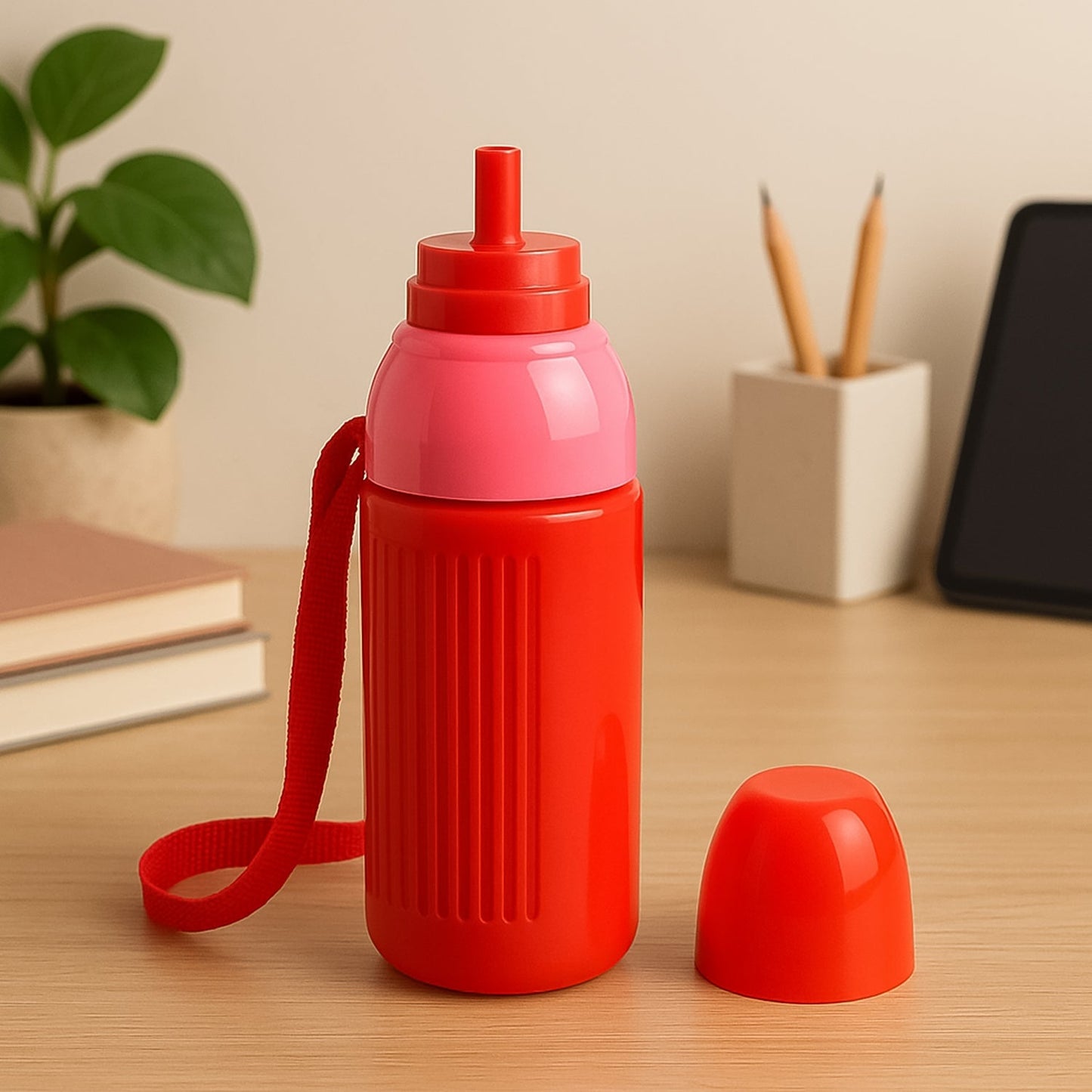 500ML Kids Insulated Plastic Water Bottle (1 Pc) Your Brand