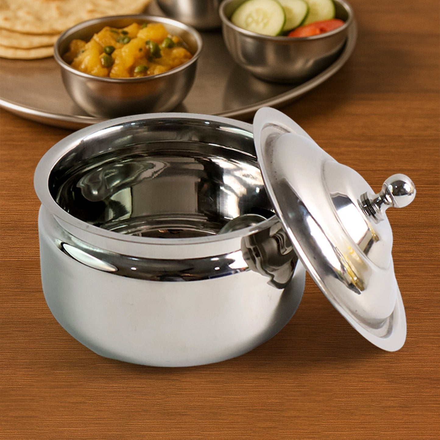 Premium Stainless Steel Ghee Pot Your Brand