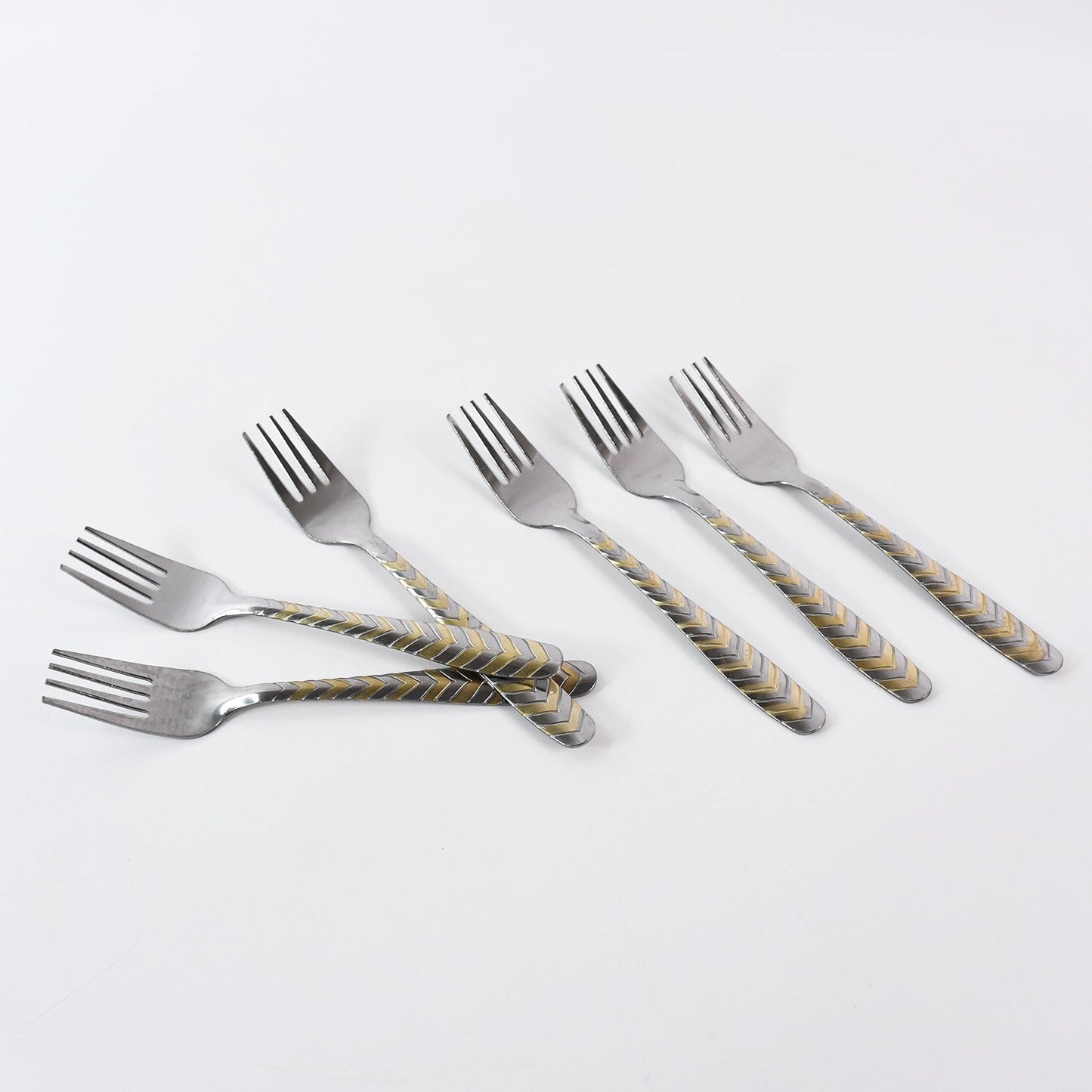 Elegant Stainless Steel Fork (6 Pcs Set) Your Brand