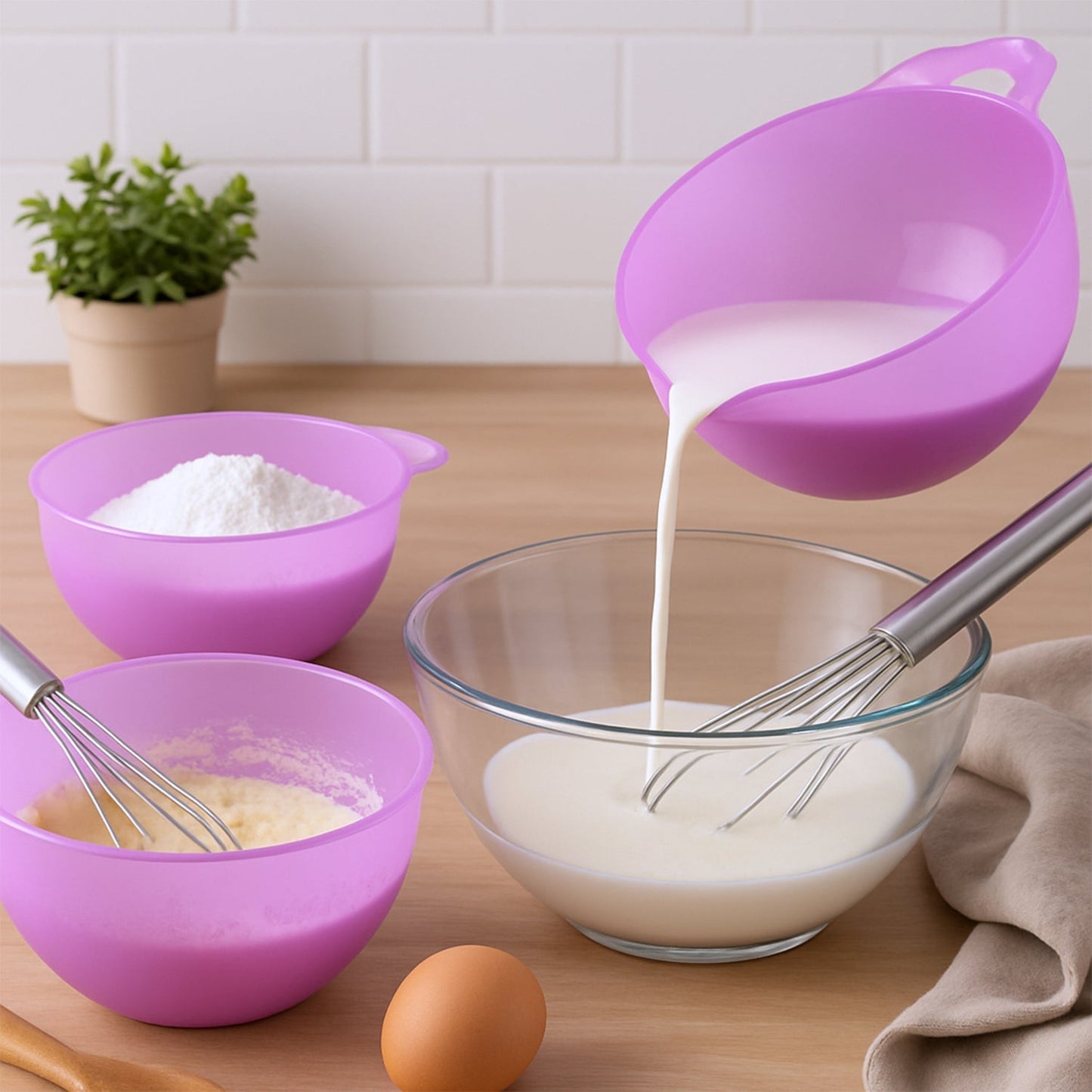 Apex Mix & Measure Prep Bowl Set – 3 Pieces Your Brand