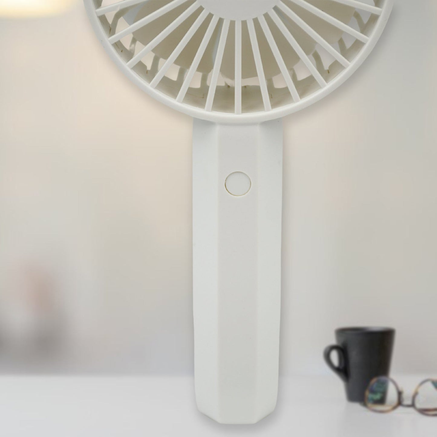 Mini Portable Rechargeable Fan – Lightweight & Easy to Carry (1 Pc | Battery Not Included) Your Brand