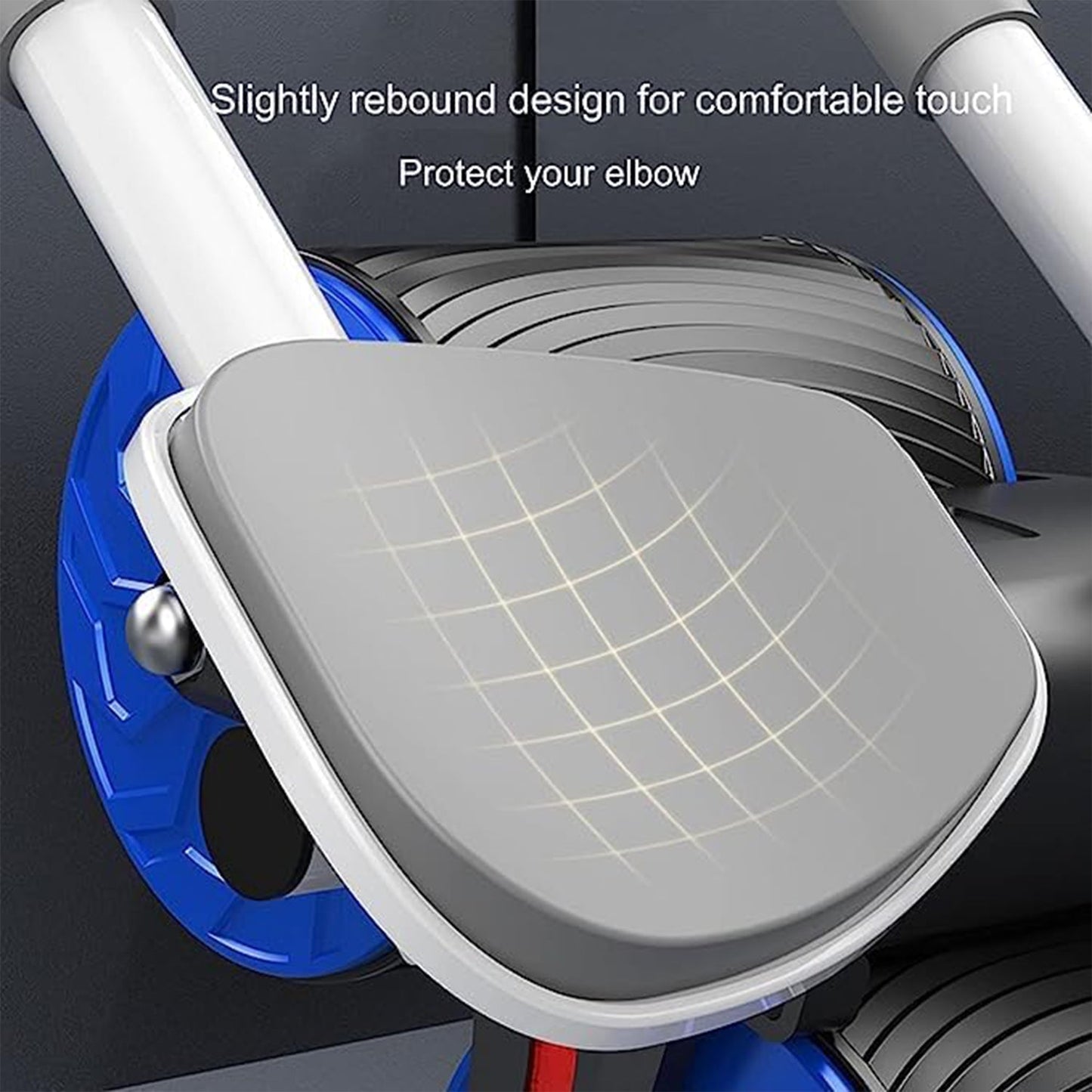 Abdominal Roller Wheel, Automatic Rebound Sponge Handle, Double Wheel Abdominal Roller, Non-Slip Timer Function with Elbow Support for Exercises for Body Fitness Strength Training Home Gym Your Brand