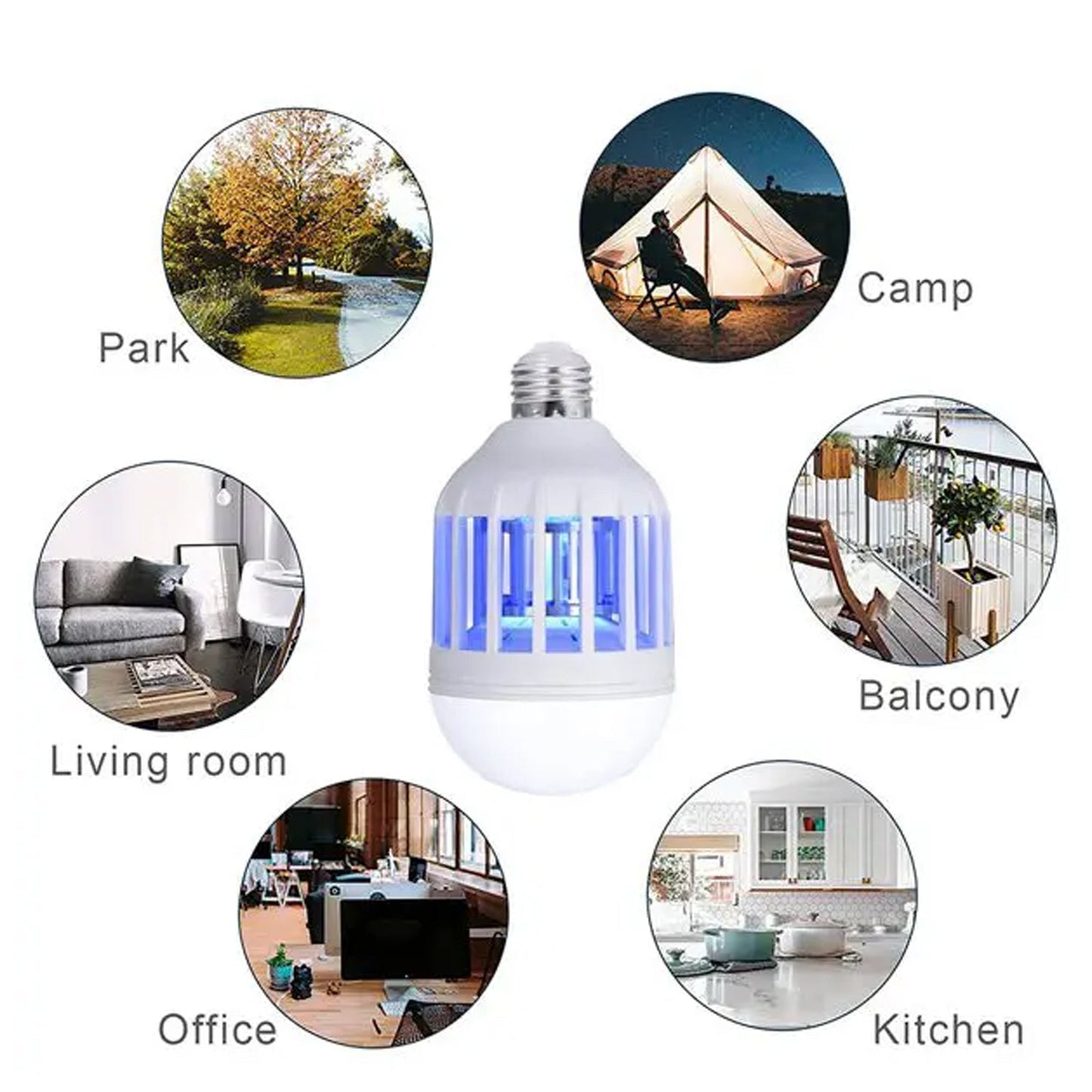 5W Mosquito Killer Lamp E27 LED Zapper for Summer Insects & Moths Your Brand
