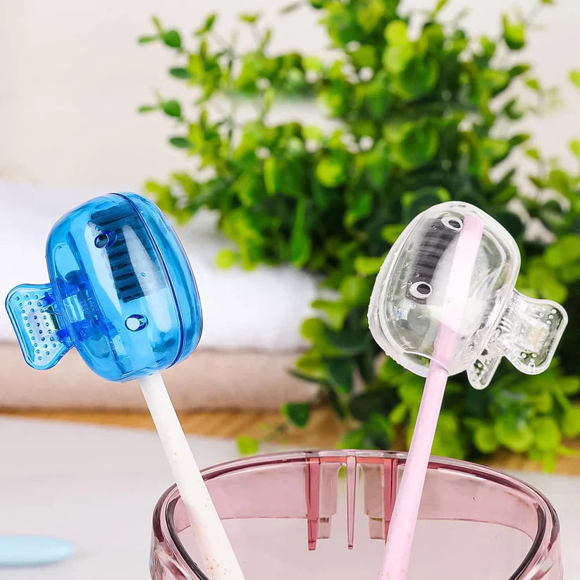 8963 Plastic Toothbrush Head Cover Cap (1 Pc)