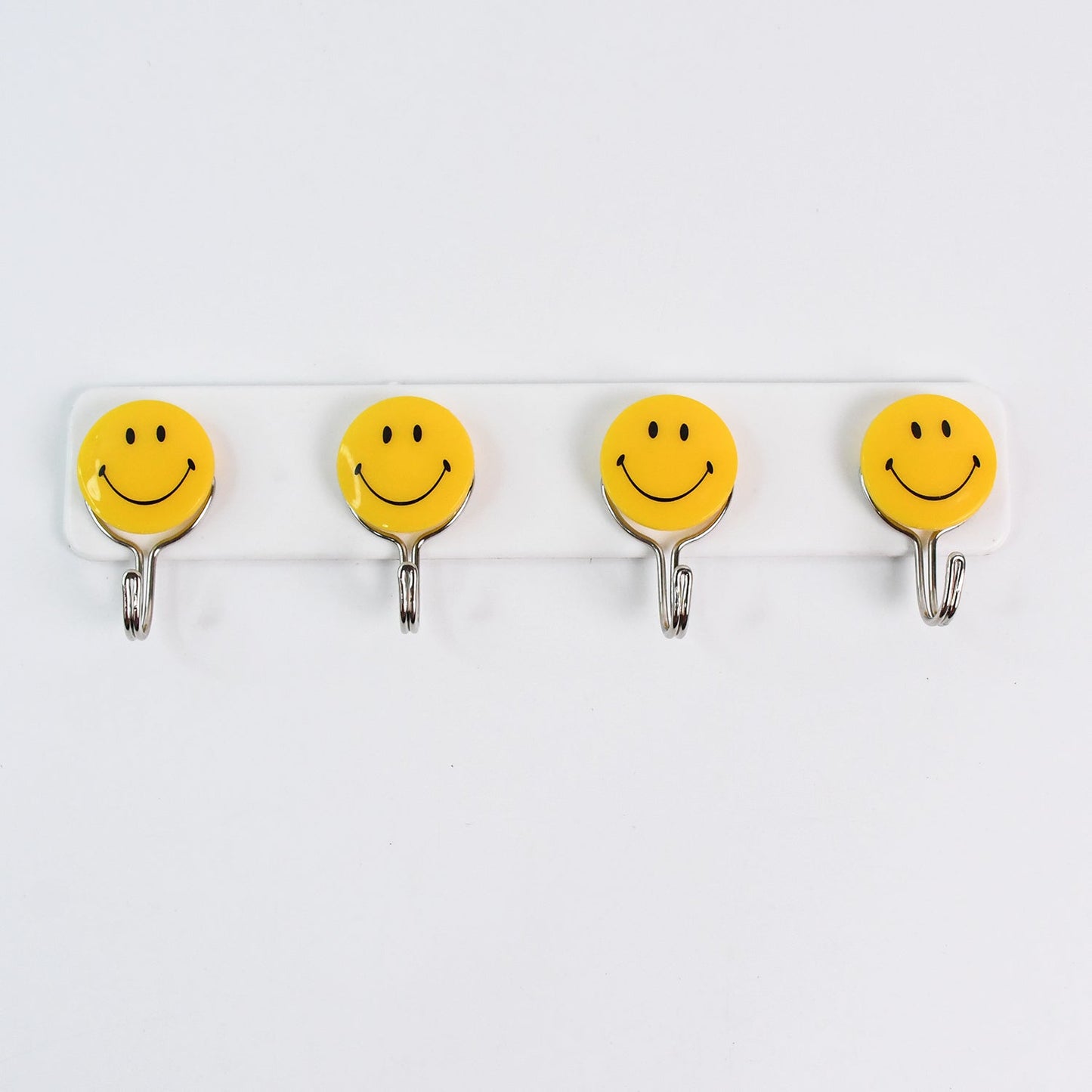 Multipurpose Self-Adhesive 4 hooks for wall Hook (1 Pc) Your Brand