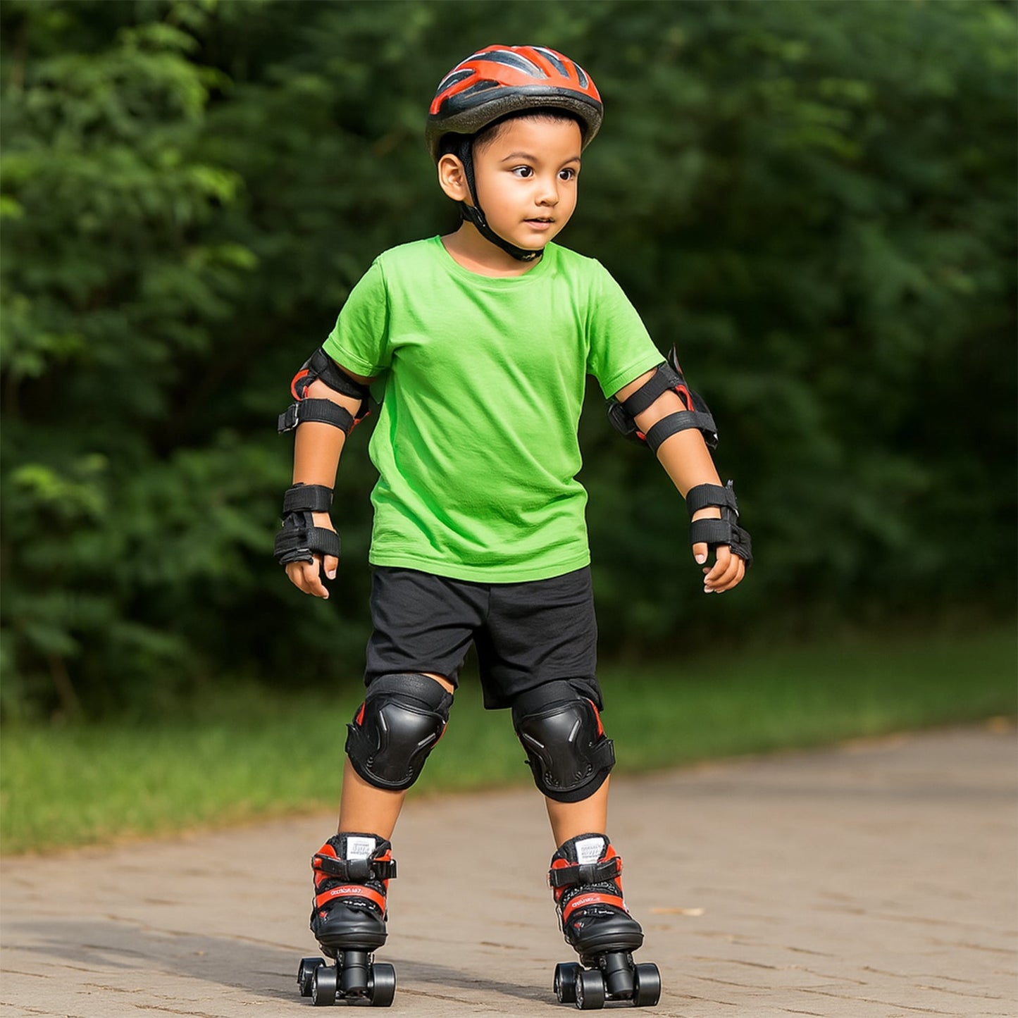 Adjustable Quad Roller Skates for Kids (1 Pair) Your Brand