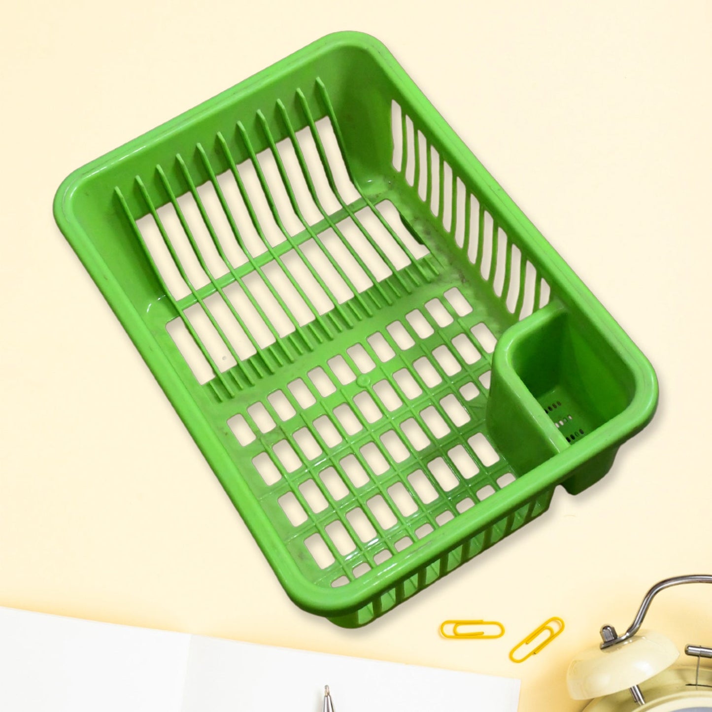 Multipurpose Plastic Kitchen Basket, Dish, Vegetables and Fruits Washing, Laundry cloath Multipupose Organizer Basket (43x30 Cm) Your Brand