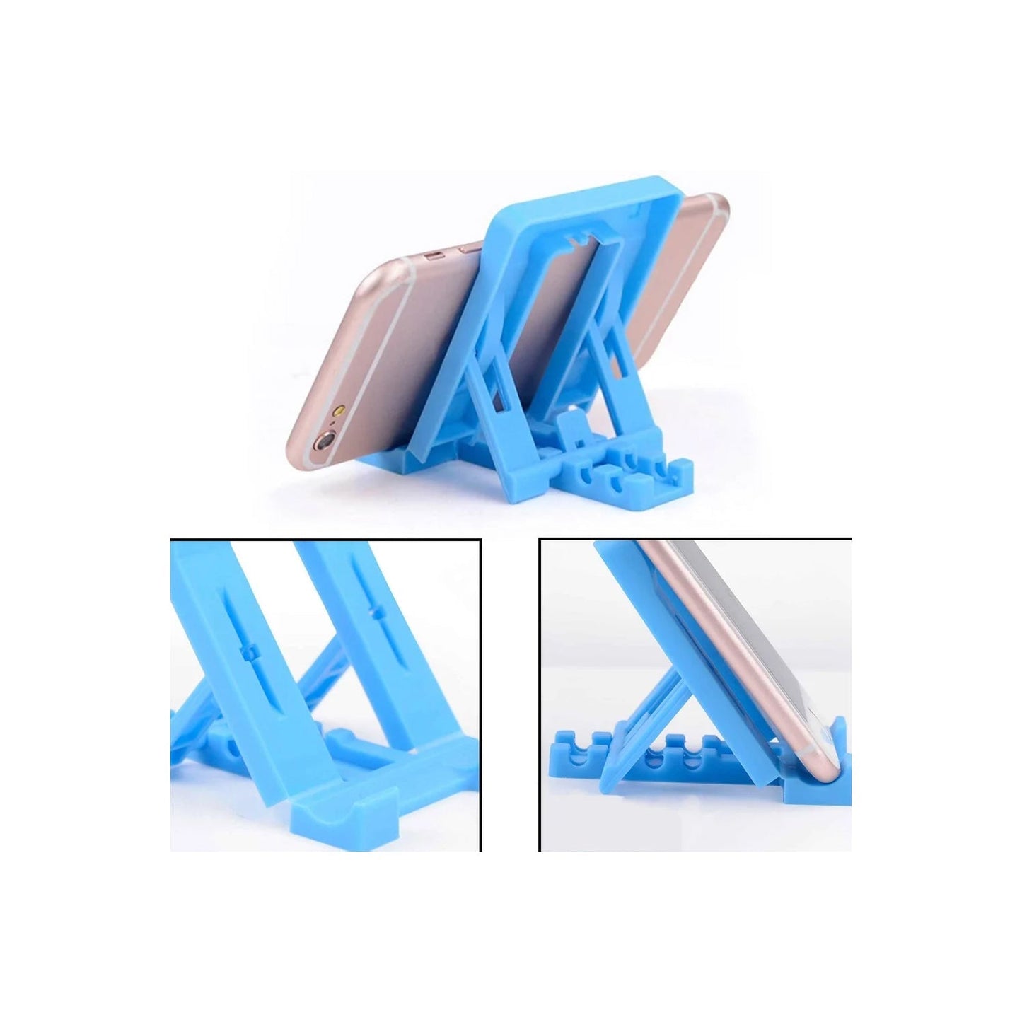 Adjustable 4 Steps Foldable Mobile Stand Holder (4 pc) Your Brand