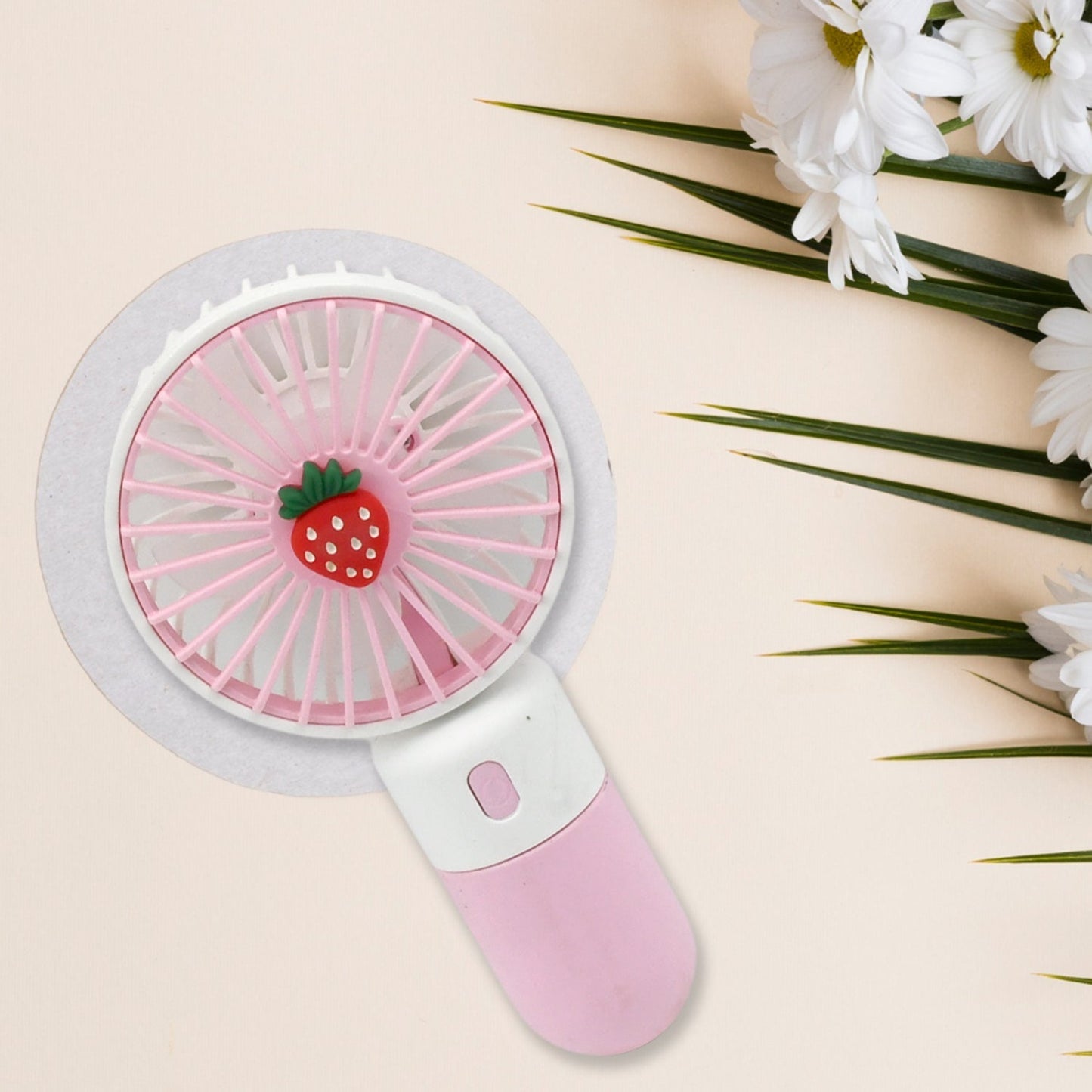 Portable Small Electric Fan Handheld, Rechargeable Mini Student Handheld Dormitory Class Personal Fan Your Brand