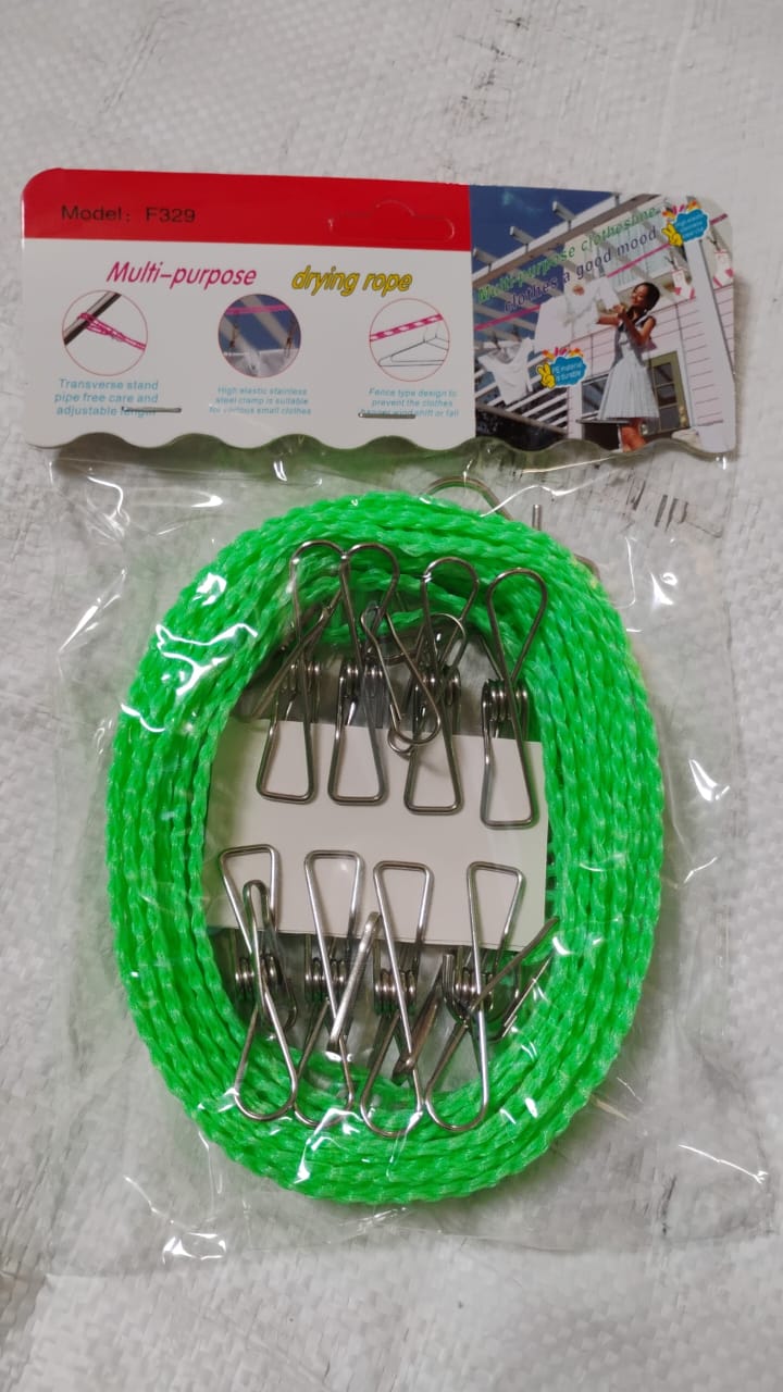 Stainless Steel Clothes pegs with One Rope Your Brand