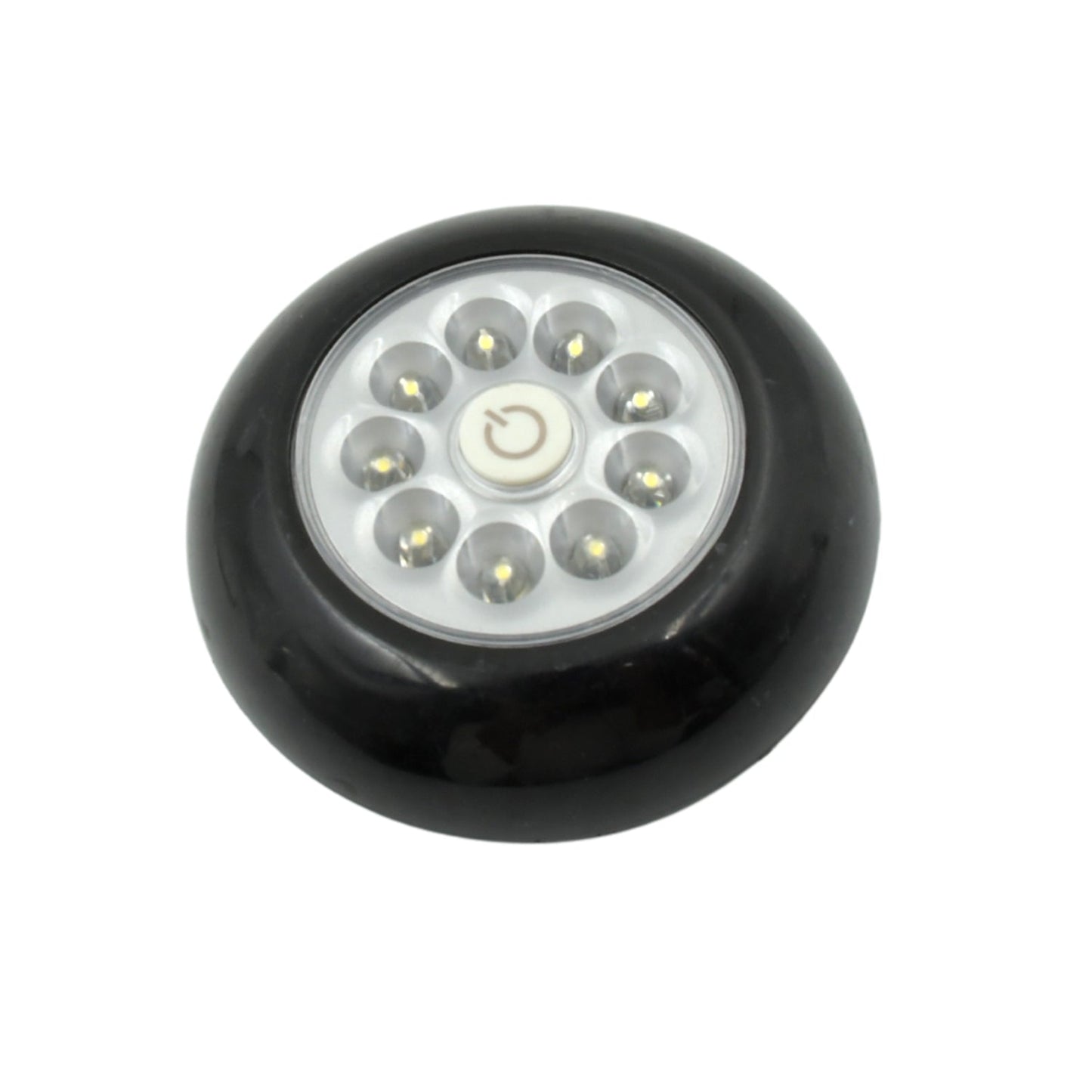 9 LED Touch Light Closet Light Battery Powered Stick-on Anywhere Puck Lights with New Strong Adhesive for Cabinet, Stair, Bedroom, Kitchen Night Light Stick Tap Night ( Battery Not Included / 1 Pc ) Your Brand
