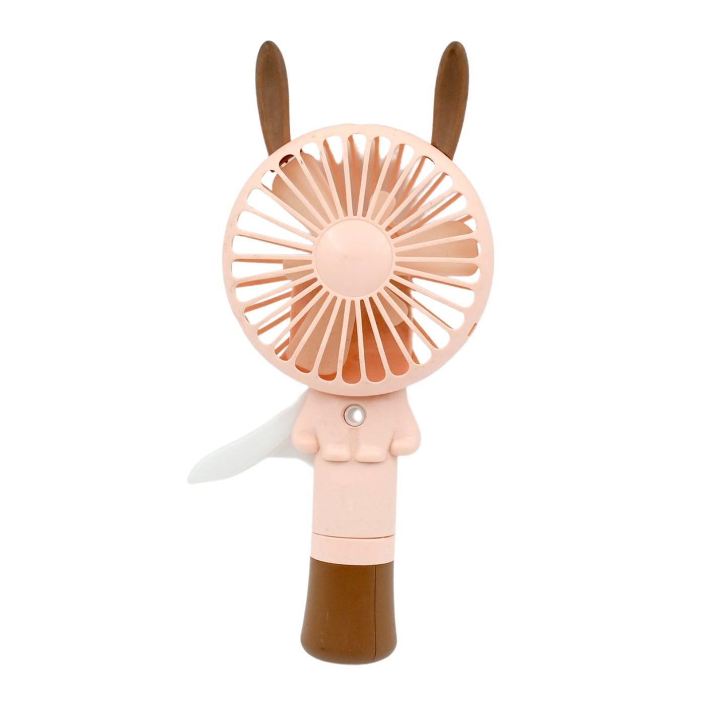 Portable Small Fan Handheld, Mini Student Handheld Dormitory Class Personal Fan Without Battery & USB Cable Operated Manual Hand Press Fan (1 Pc) Your Brand