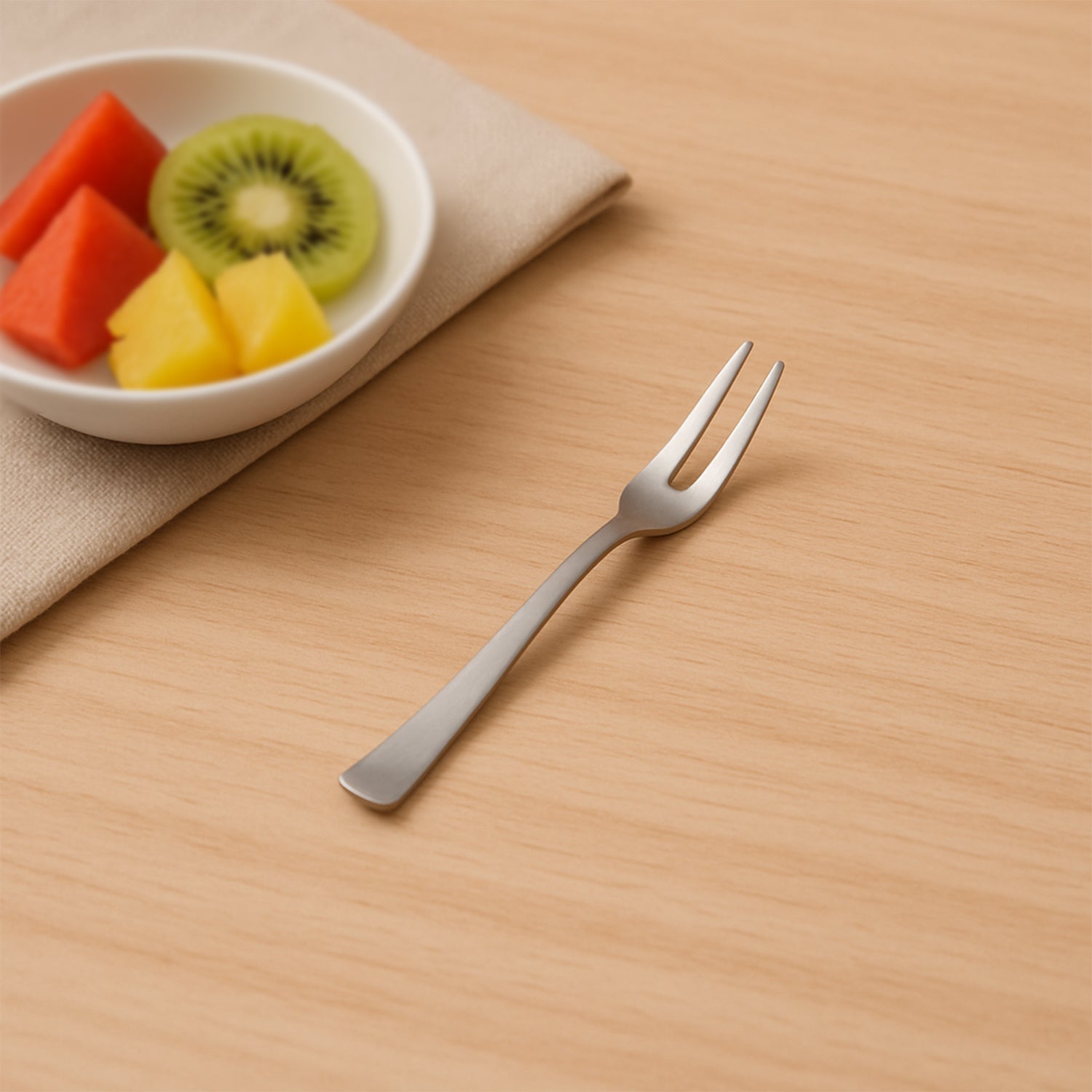 Apex 6 IN 1 Stainless Steel Fruit Fork (1 Set) Your Brand