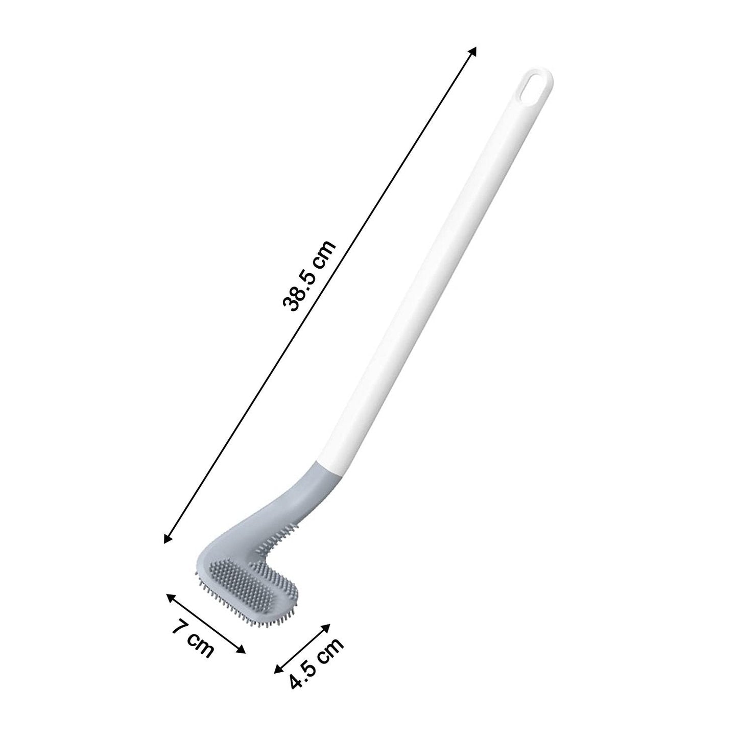 6059A Golf Shape Toilet Cleaner Brush with Long Handle and Silicone Head for Bathroom Cleaning