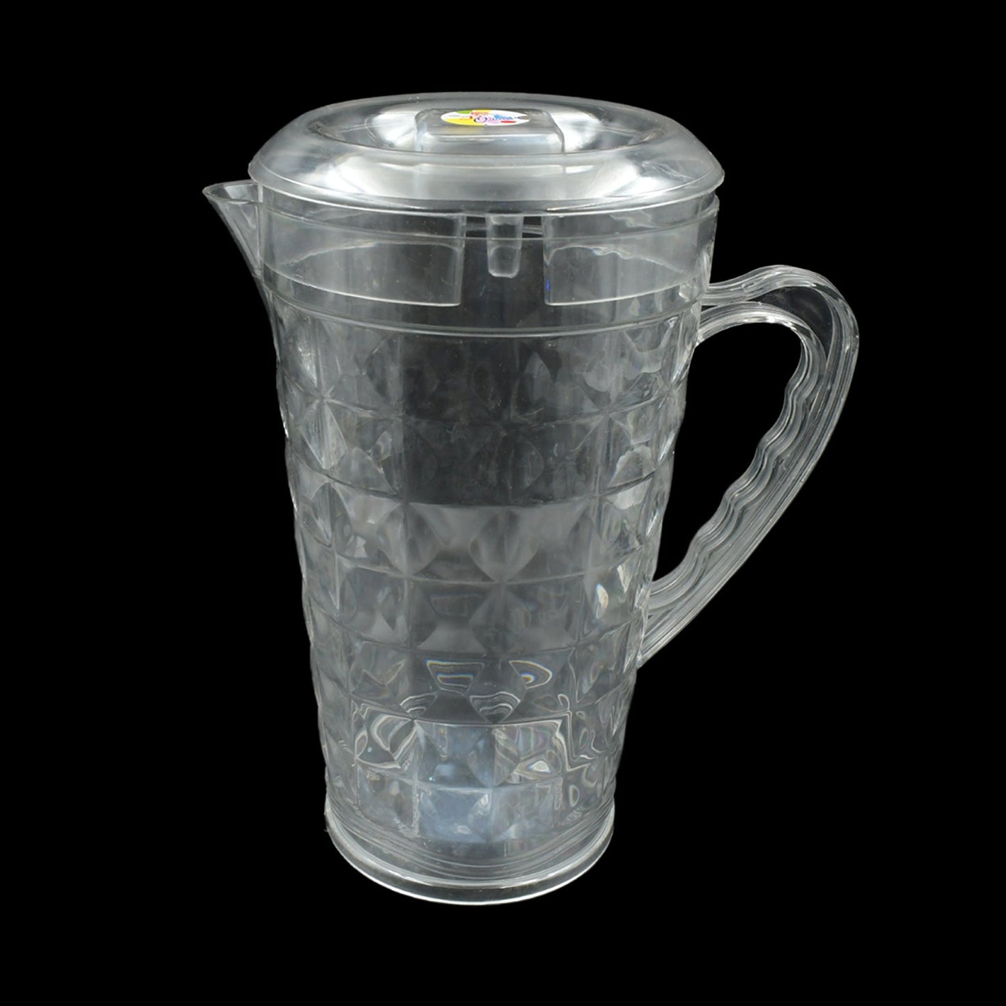 Mocktail Pet Jug Plastic Jug With lid, Drinking Beverage Jag, Transparent Tableware Reusable BPA Free, Plastic Water jug for Home use, Perfect for Home, Restaurants Your Brand