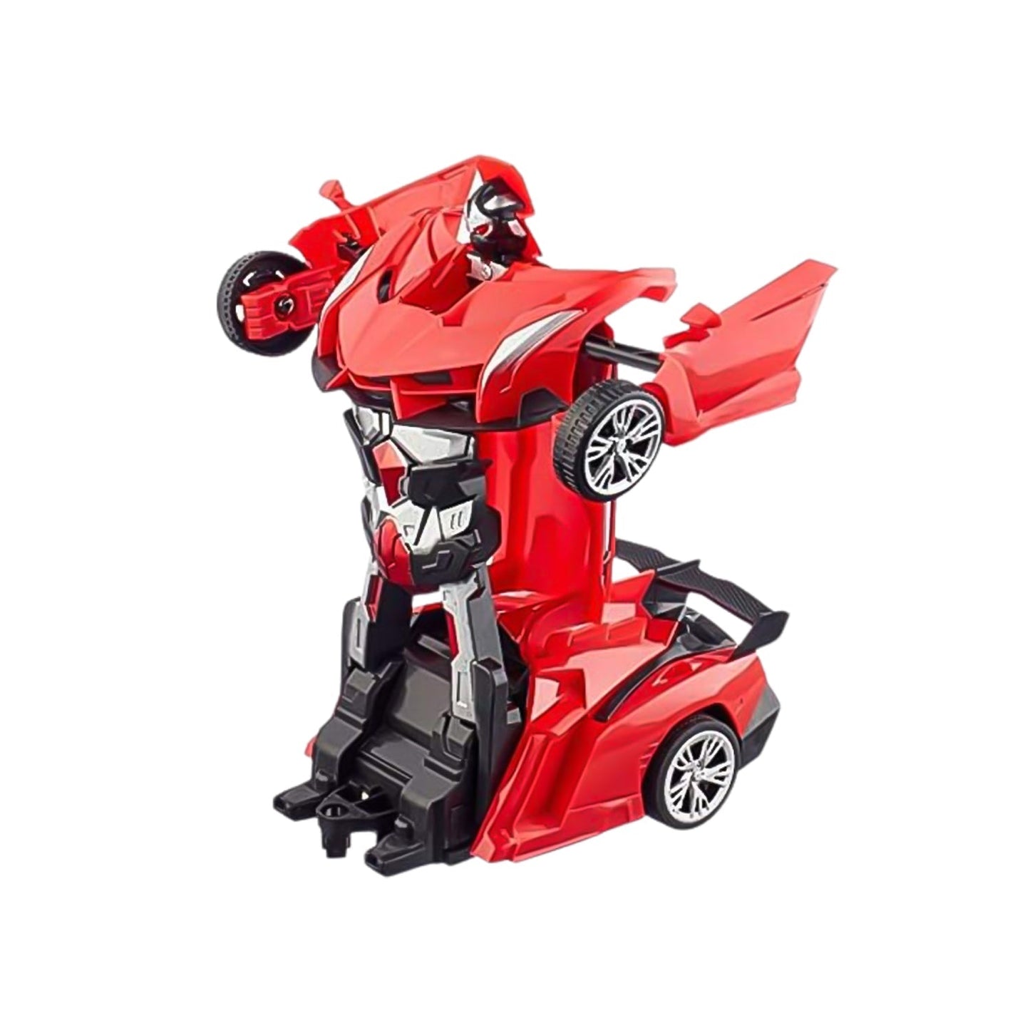 2 In 1 Automatic Robot Converted Remote Control Car With Light Scale 360°Drifting Deformation Robot Car Toy Kids Boys, Robot Convert Unique Toy For Boys (1 Pc) Your Brand