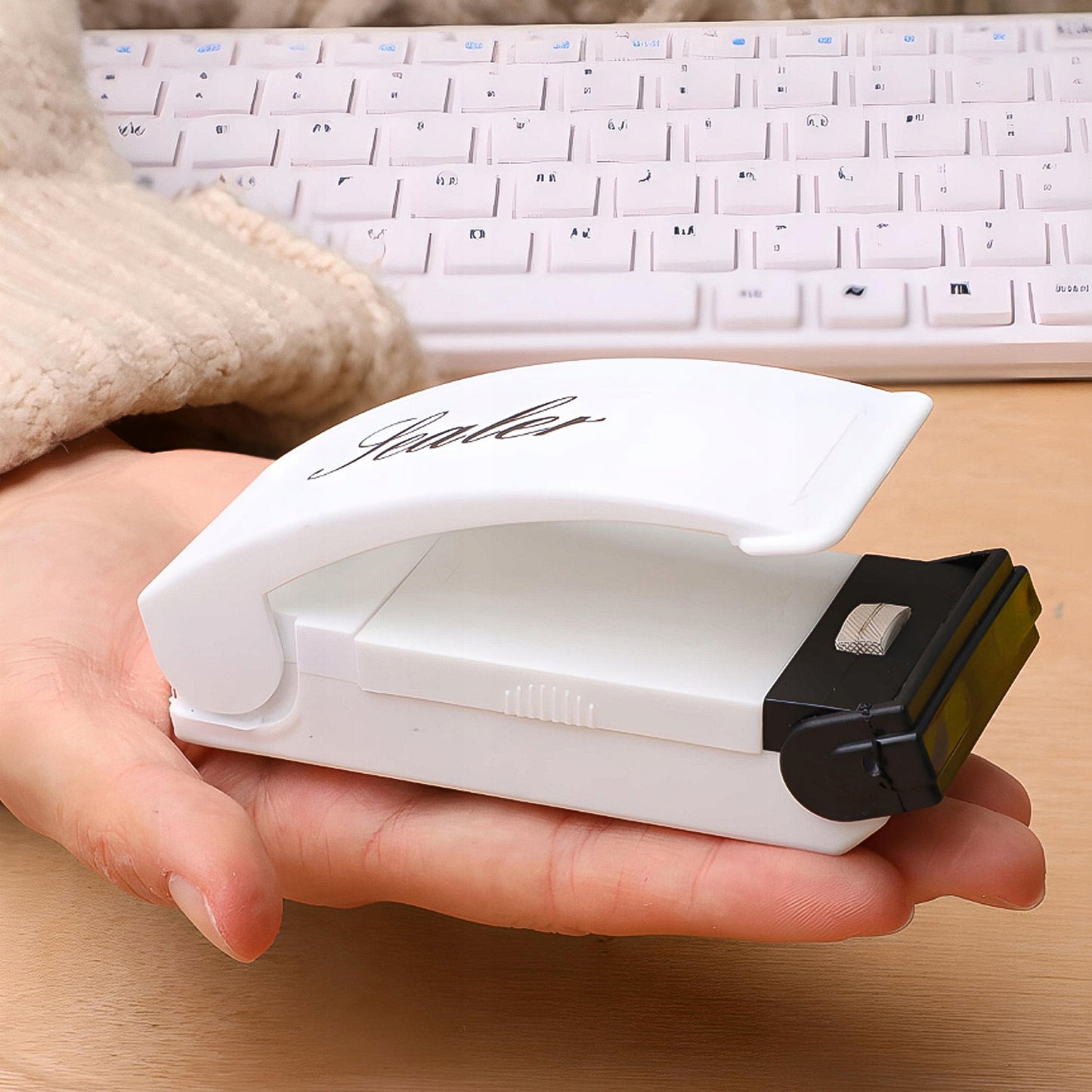 Portable Handheld Plastic Bag Sealer Machine (1 Pc) Your Brand